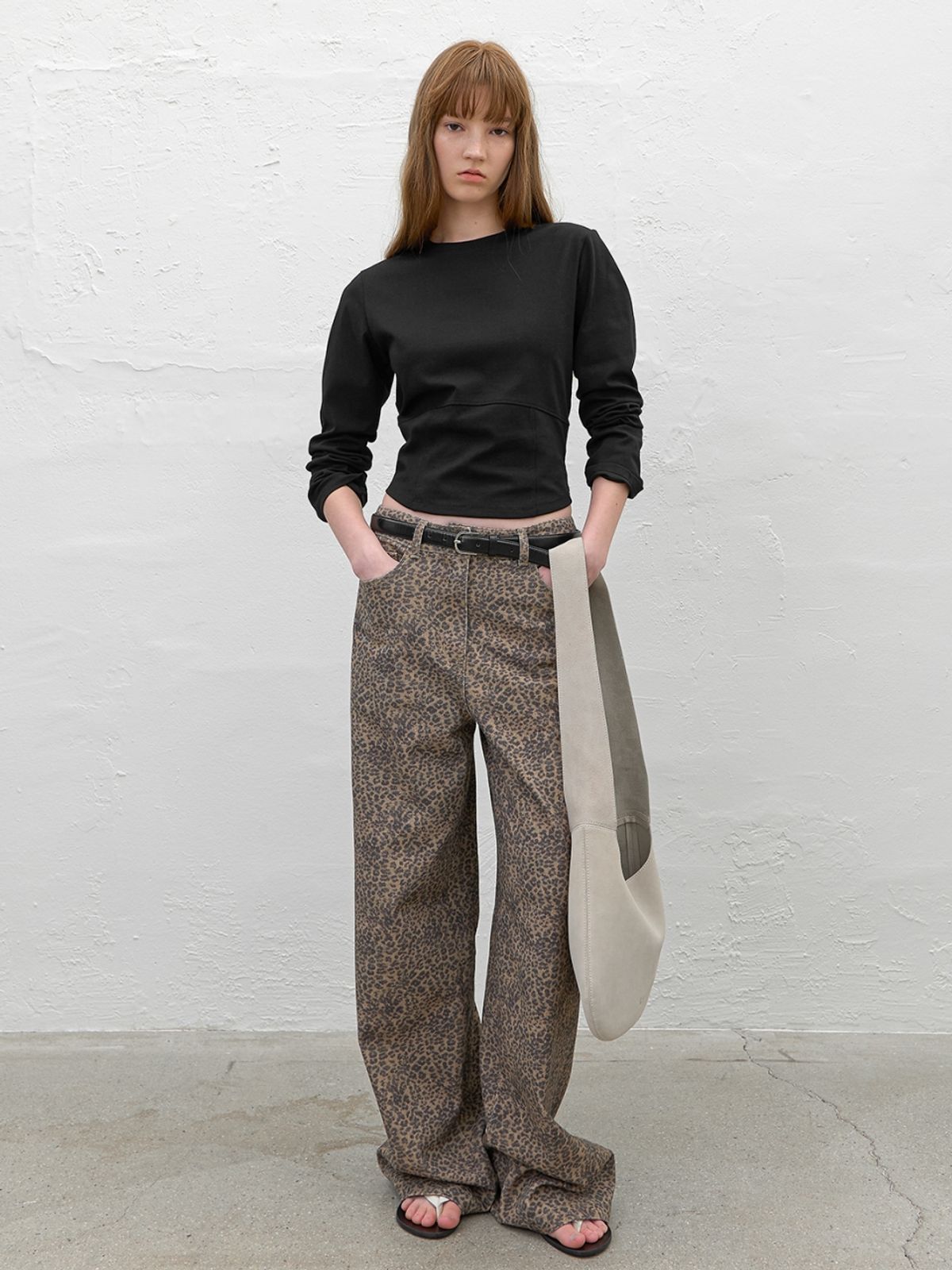 아틀리에 나인(ATELIER NAIN) NOVELLA SLIM LINE LONG TEE (T-7196)