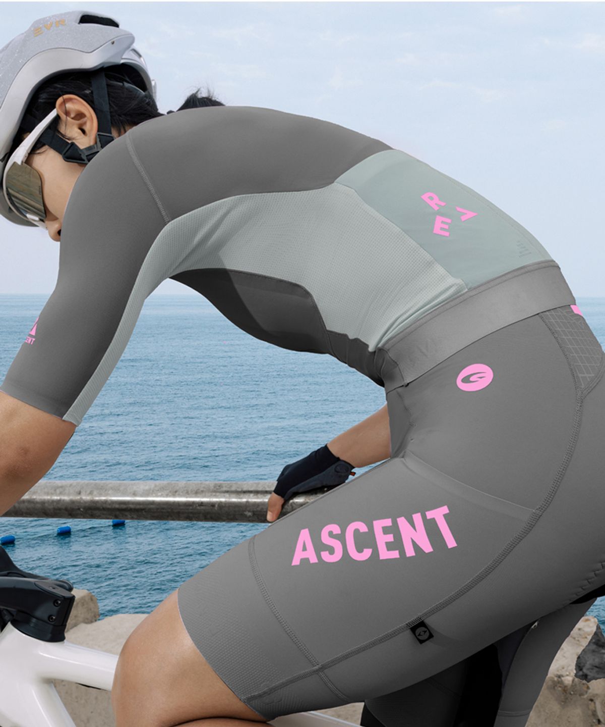이브이알(EVR) ASCENT 반팔져지 자전거의류 KX2537 (여성용)