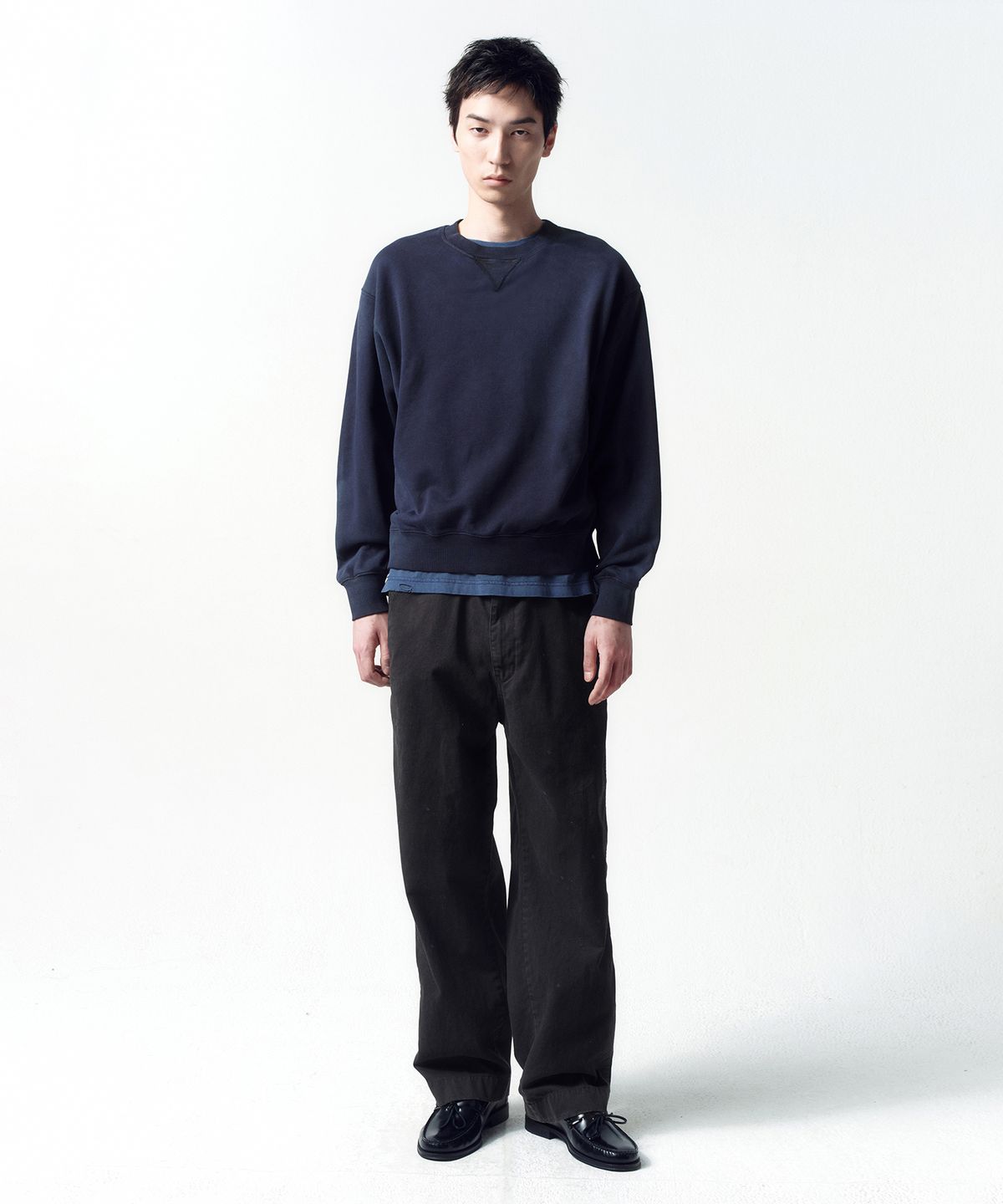 인사일런스(INSILENCE) 빈티지 스웨트셔츠 VINTAGE NAVY