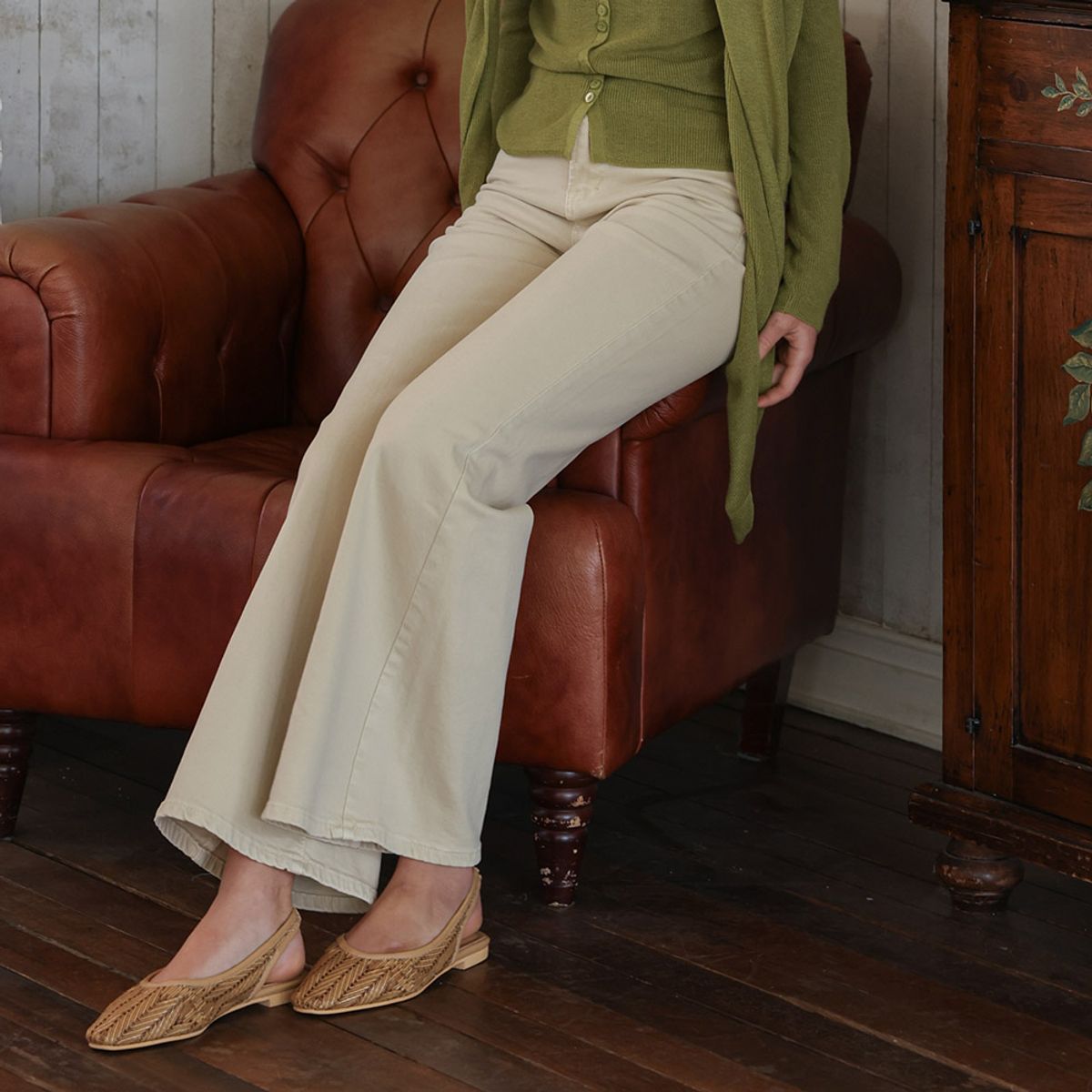 프라우드 마리(PROUD MARY) PM_Denim semi flare pants_3color
