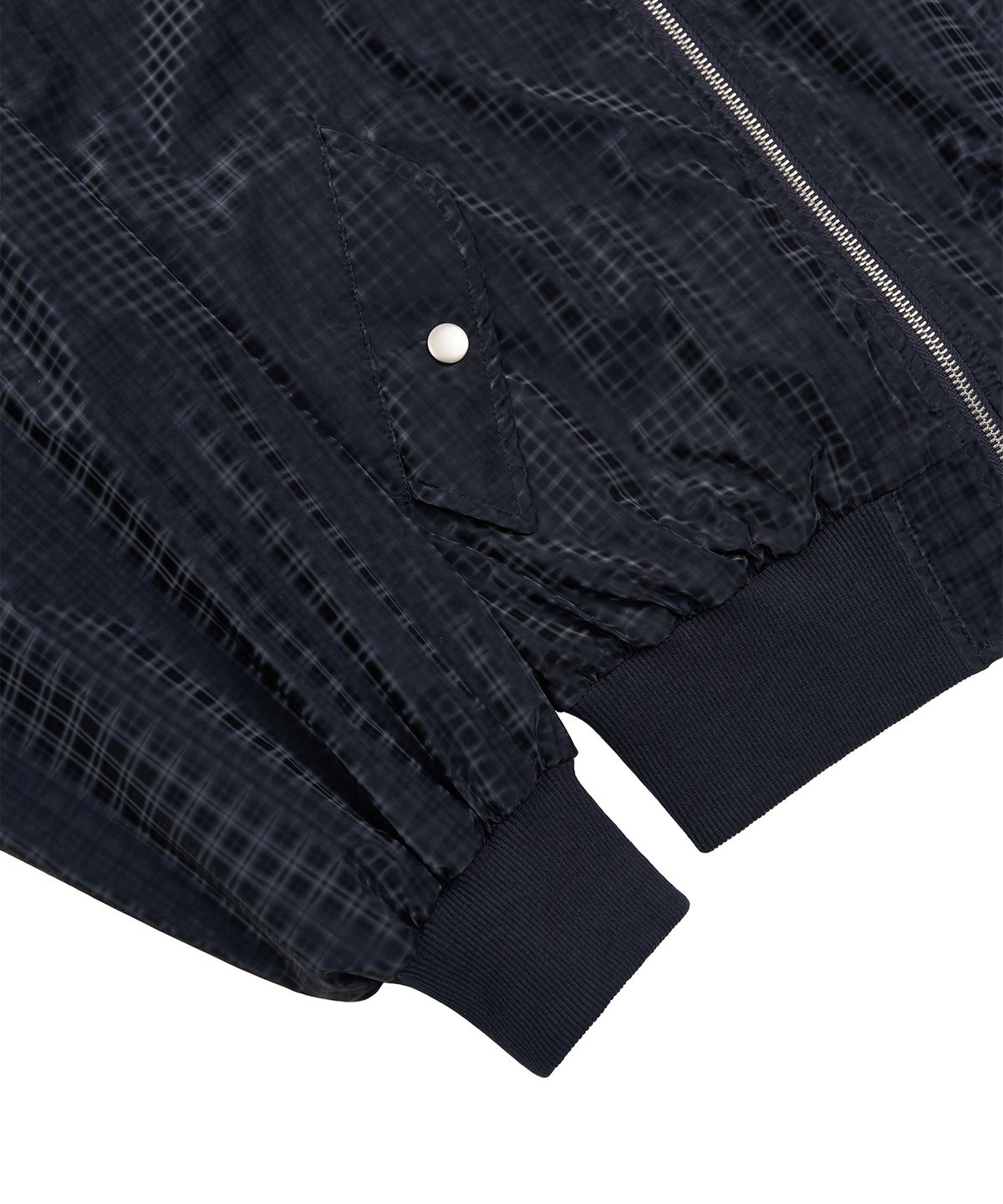페플리(PEPLEE) Check MA-1 Jacket (Navy)