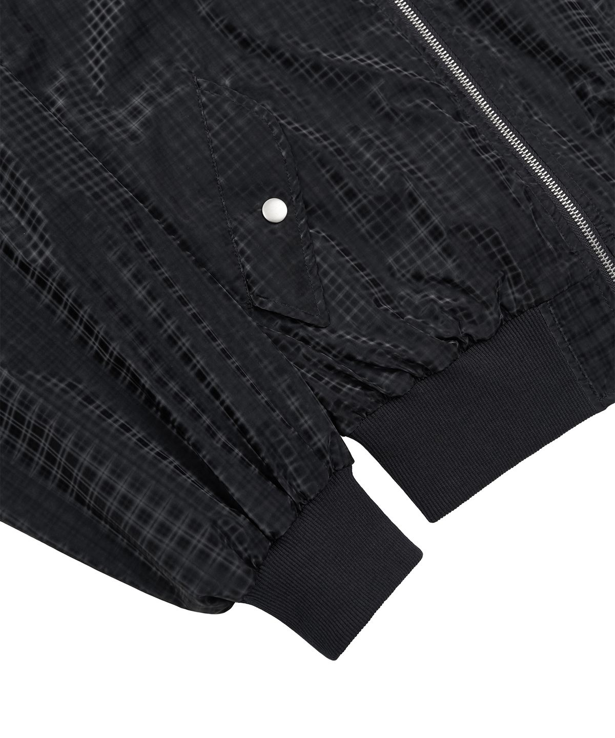 페플리(PEPLEE) Check MA-1 Jacket (Black)