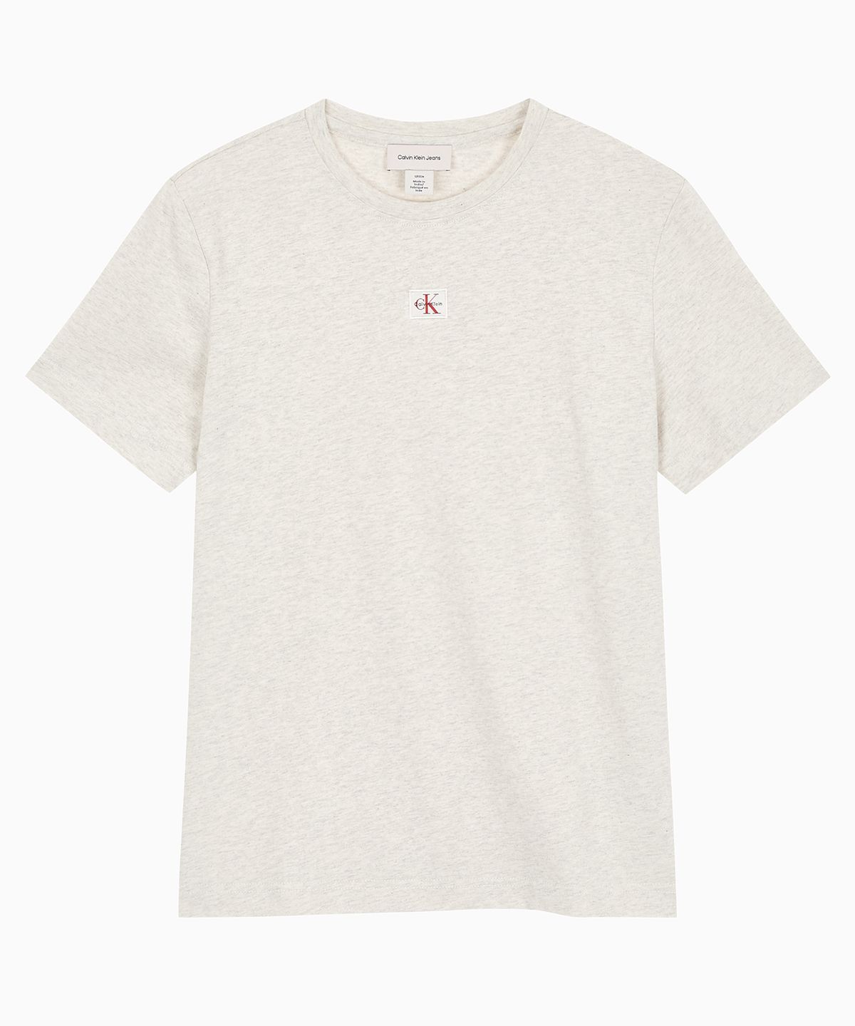 캘빈클라인 진(CALVIN KLEIN JEANS) 여성 우븐라벨 클래식 핏 반팔 티셔츠 47F227G P4P