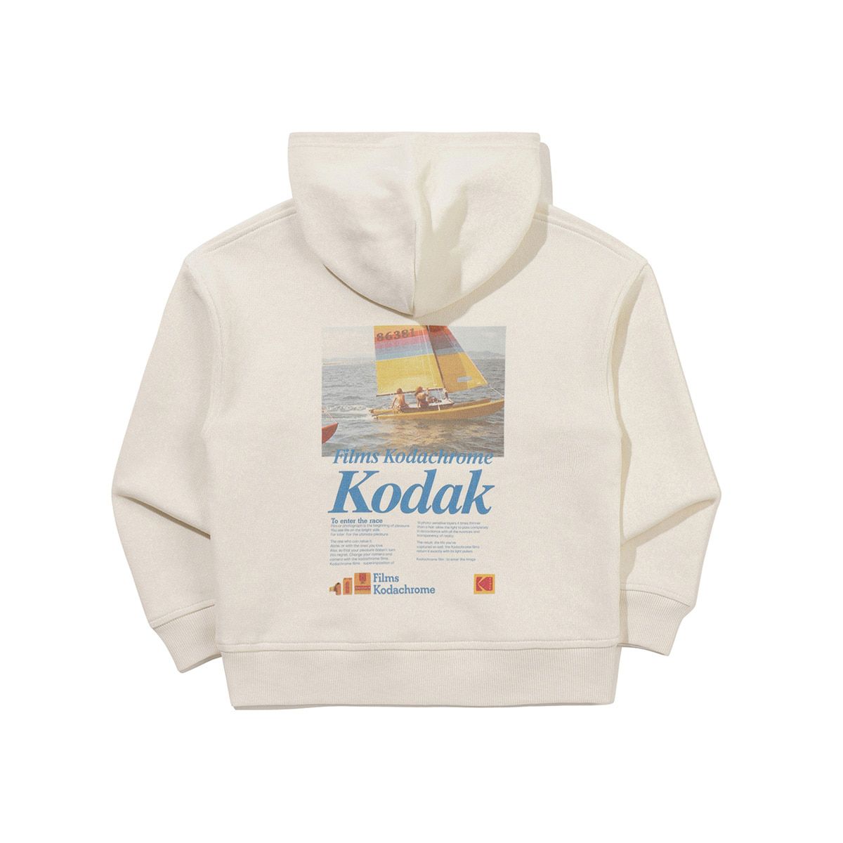 코닥 키즈(KODAK KIDS) 씨너리 그래픽 후드 티셔츠 키즈 IVORY