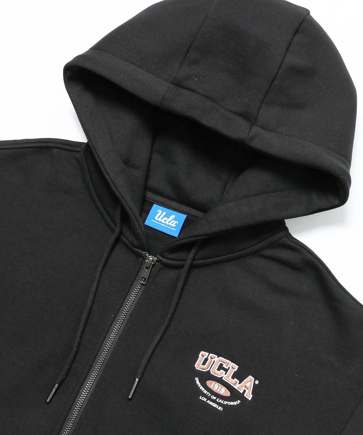 유씨엘에이(UCLA) 남녀공용 UCLA 기모 풀집 후디[BLACK](UC1LTK4)