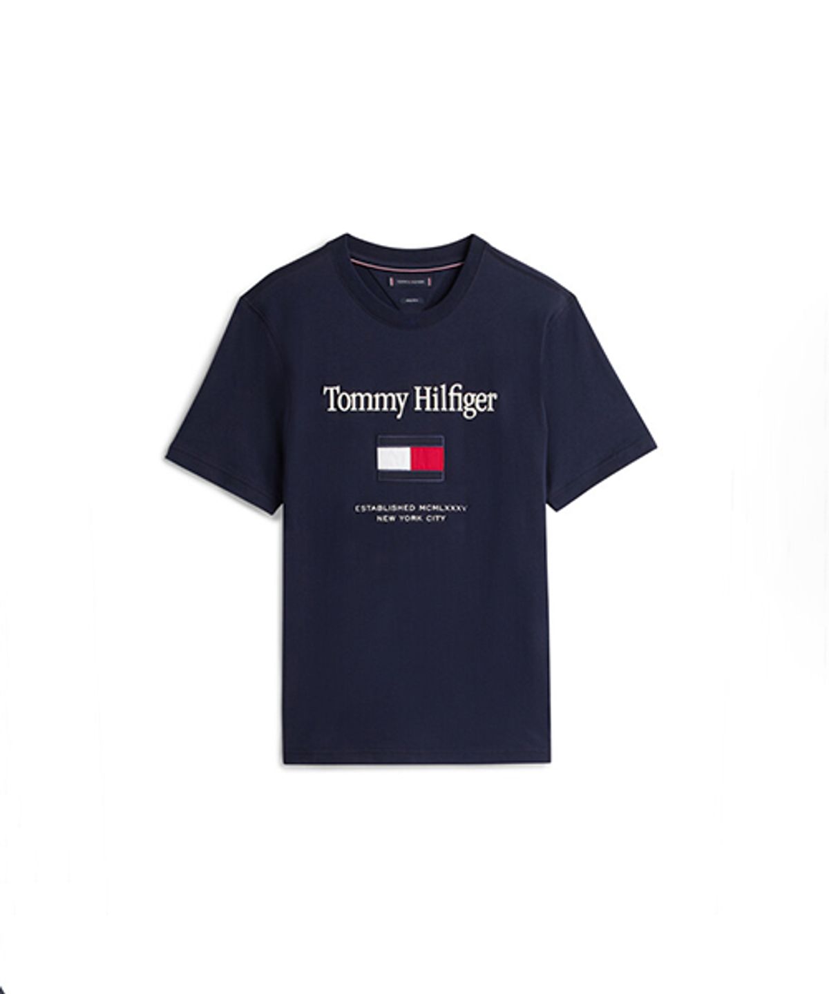 타미힐피거(TOMMY HILFIGER) 플래그 엠브로 티셔츠 (T12G0TPO300MT1DW5)
