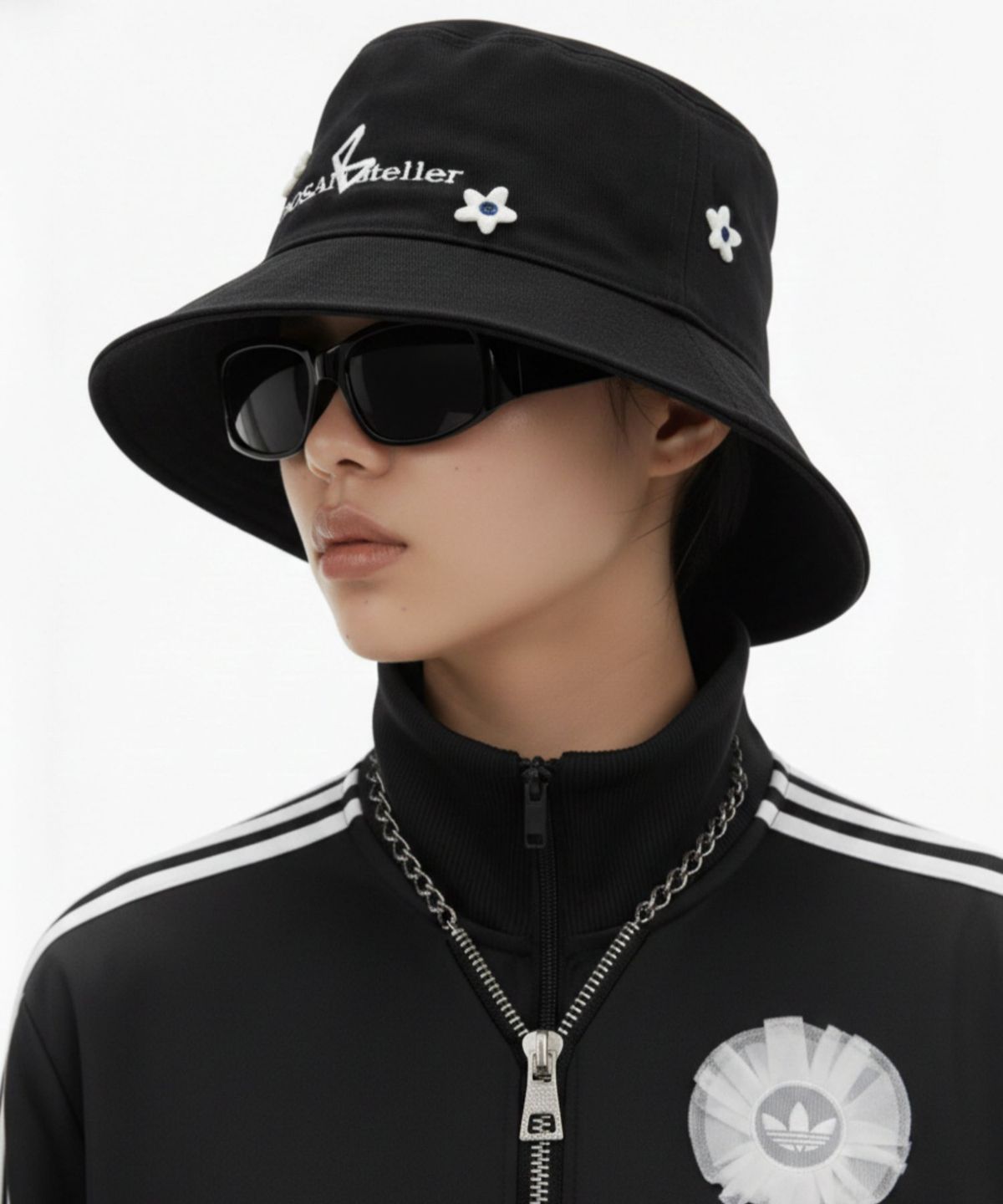 블로우(BLOW) [raw,refined] BLOW X DOSAN atelier flower bucket hat