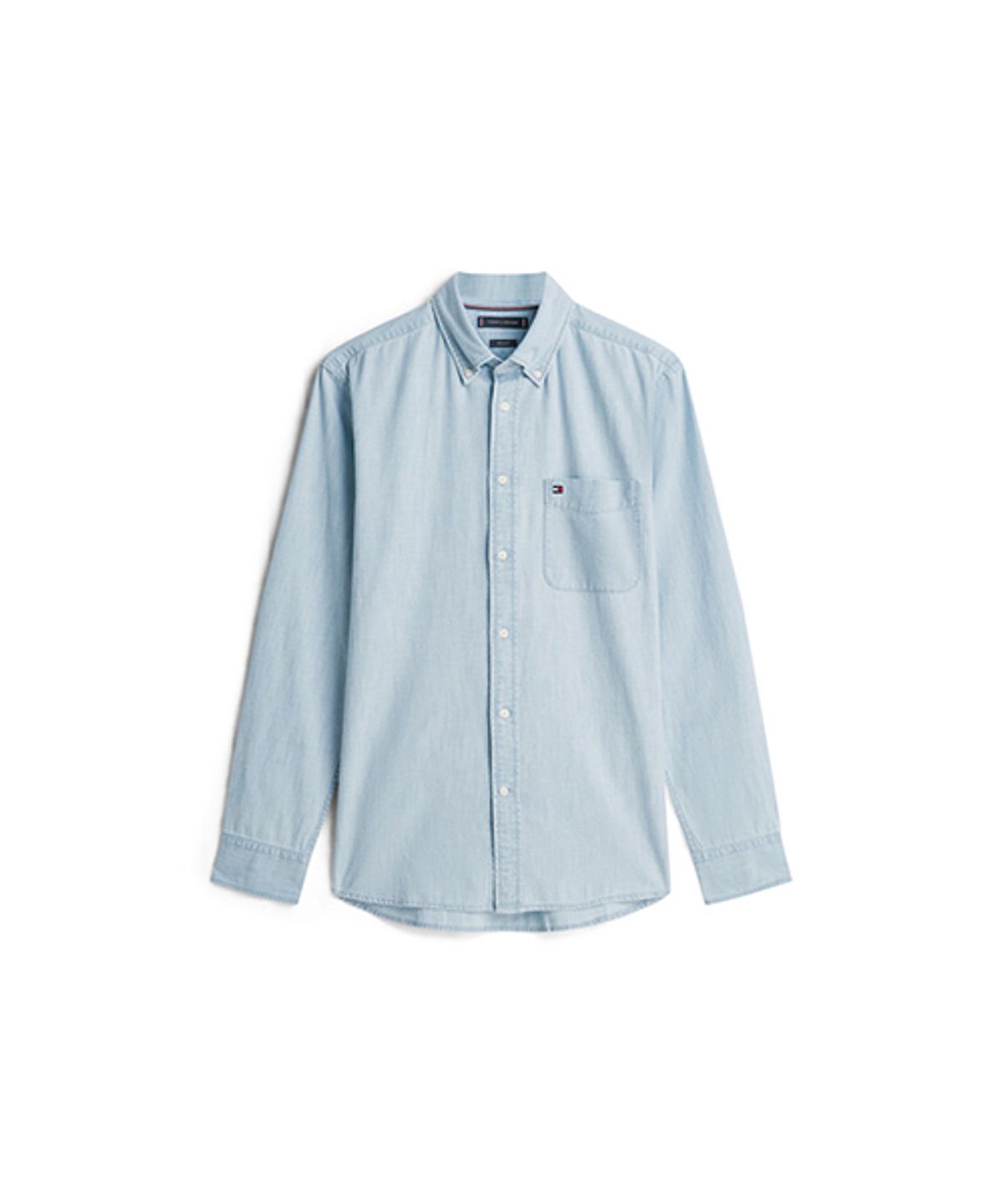 타미힐피거(TOMMY HILFIGER) [Regular fit] 샴브레이 포켓 레귤러 셔츠 (T12G0WSH030MT10G1)