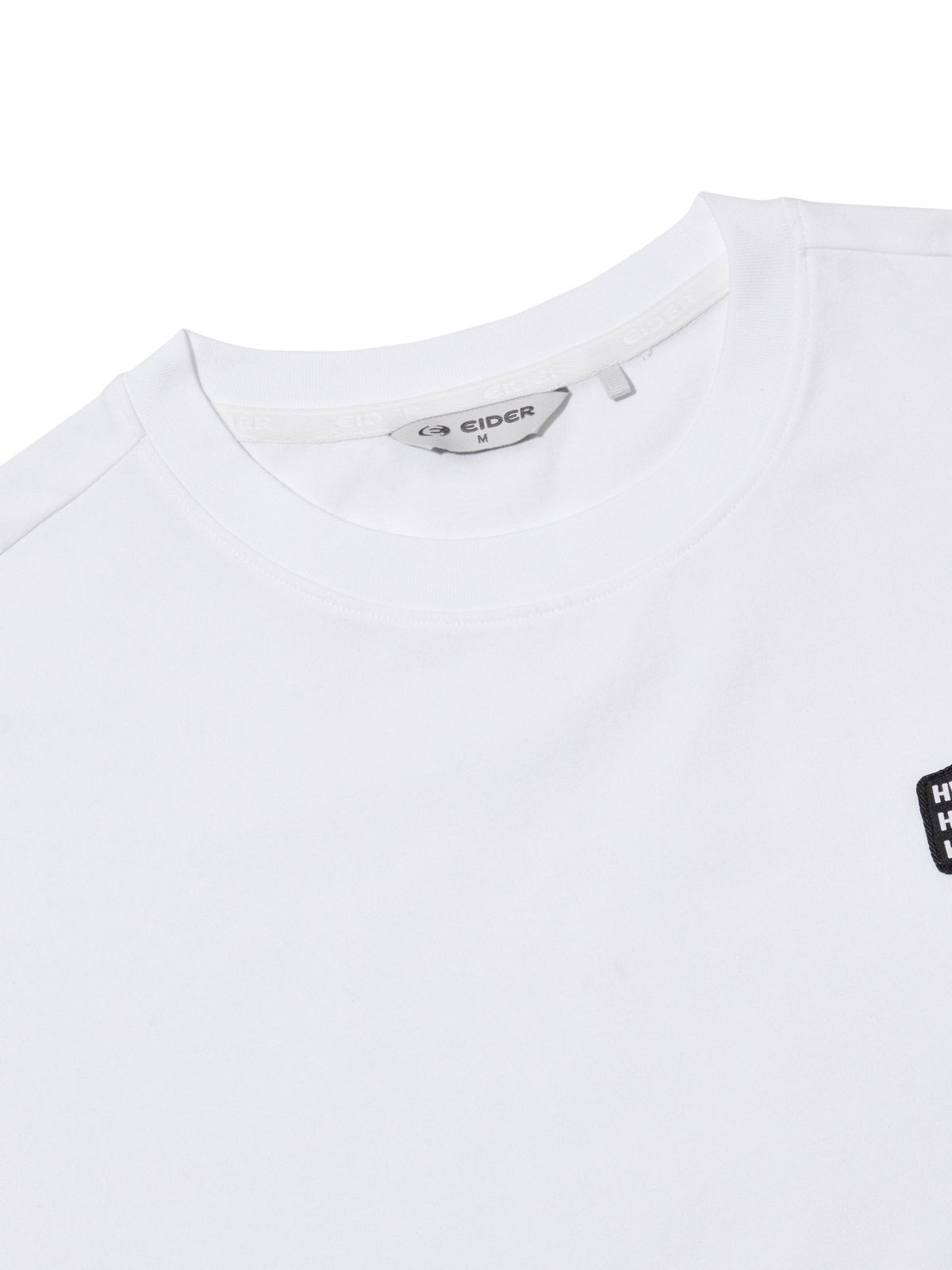아이더(EIDER) ETE (에떼) UNI 와펜 반팔 라운드 티셔츠_White