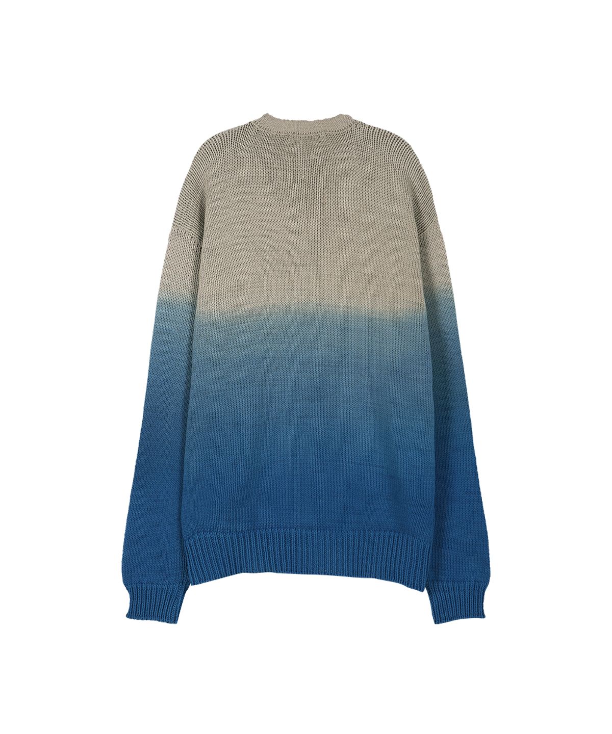 앤더슨벨(ADSB ANDERSSON BELL) GRADIENT HENRY-NECK SWEATER atb1412m(BEIGE/BLUE)