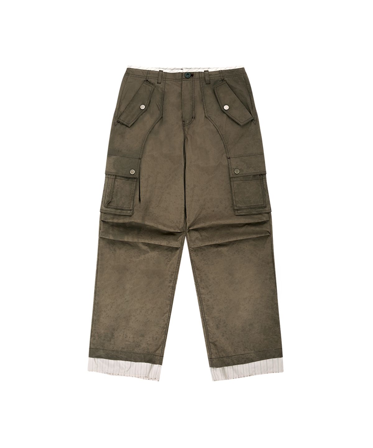 앤더슨벨(ADSB ANDERSSON BELL) CARPENTER CARGO WIDE-LEG TROUSERS apa901m(KHAKI BROWN)
