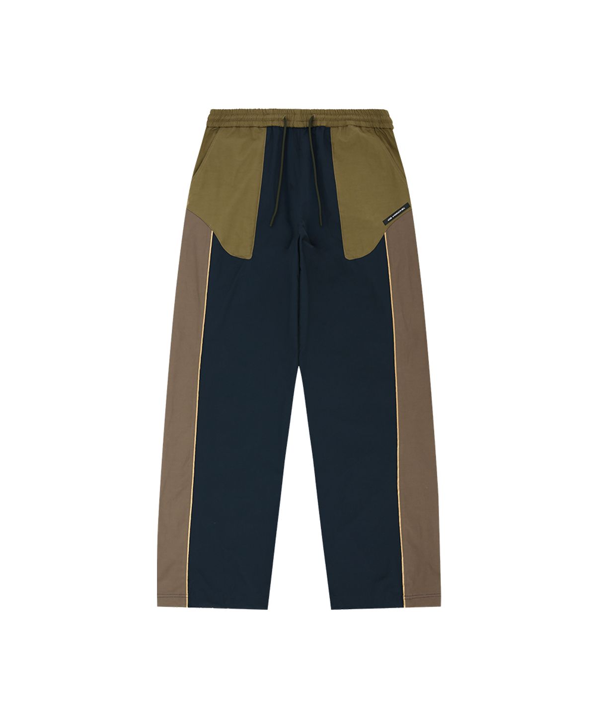 앤더슨벨(ADSB ANDERSSON BELL) UNISEX COLOR BLOCK NYLON TRACK PANTS apa876u(NAVY/KHAKI)