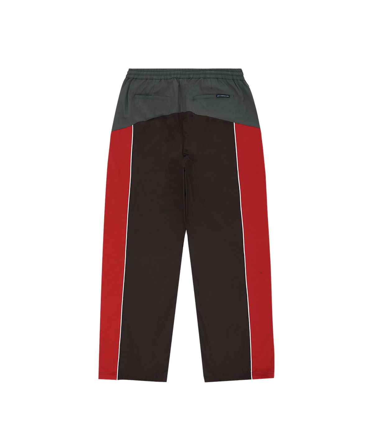 앤더슨벨(ADSB ANDERSSON BELL) UNISEX COLOR BLOCK NYLON TRACK PANTS apa876u(RED/BROWN)