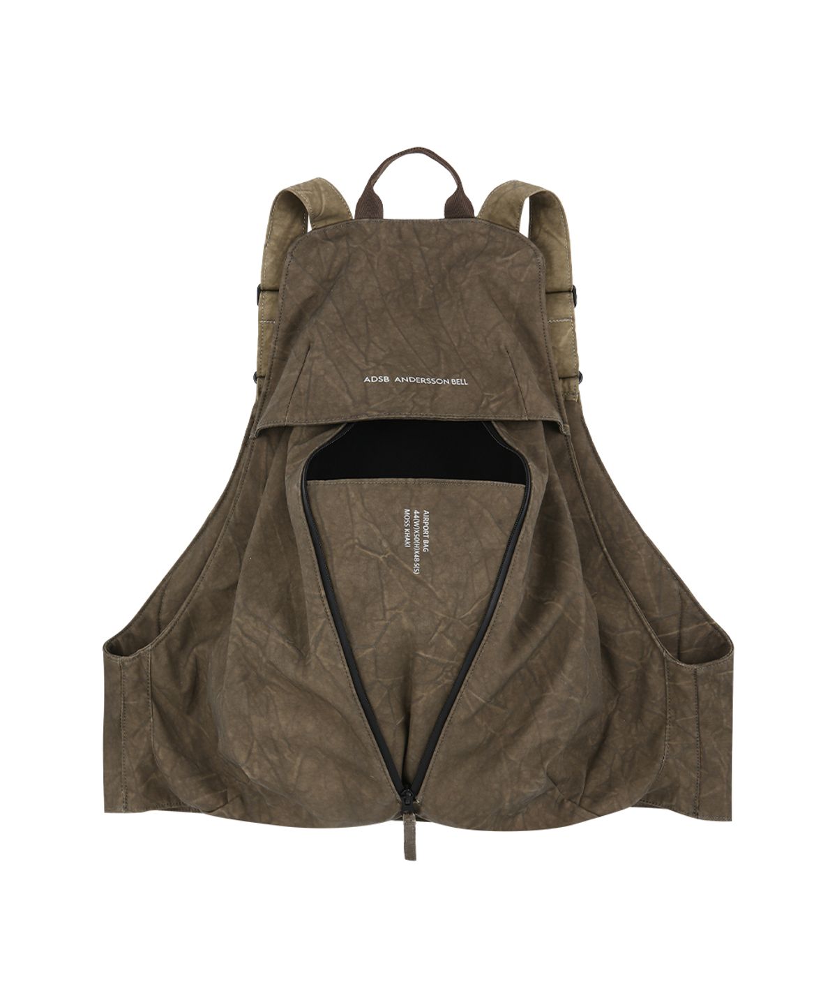 앤더슨벨(ADSB ANDERSSON BELL) TIE-DYED VEST BACKPACK aaa536m(MOSS KHAKI)