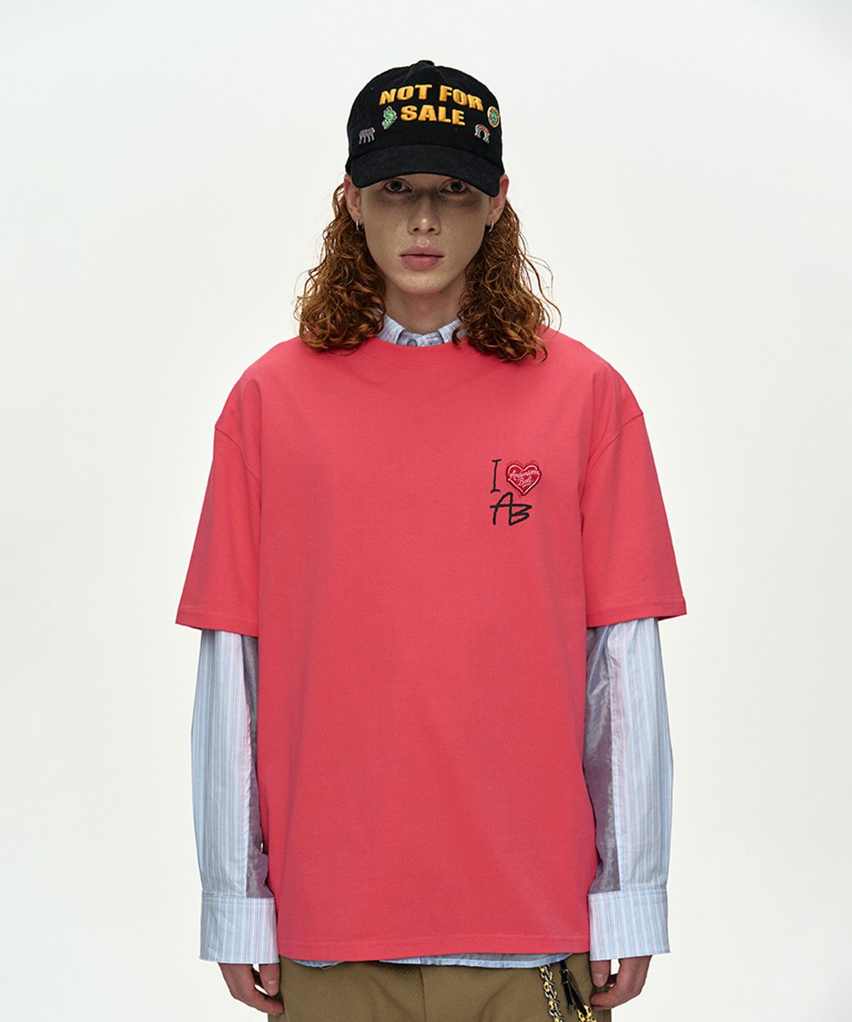 앤더슨벨(ADSB ANDERSSON BELL) UNISEX NOT FOR SALE BADGE CAP aaa529u(BLACK)