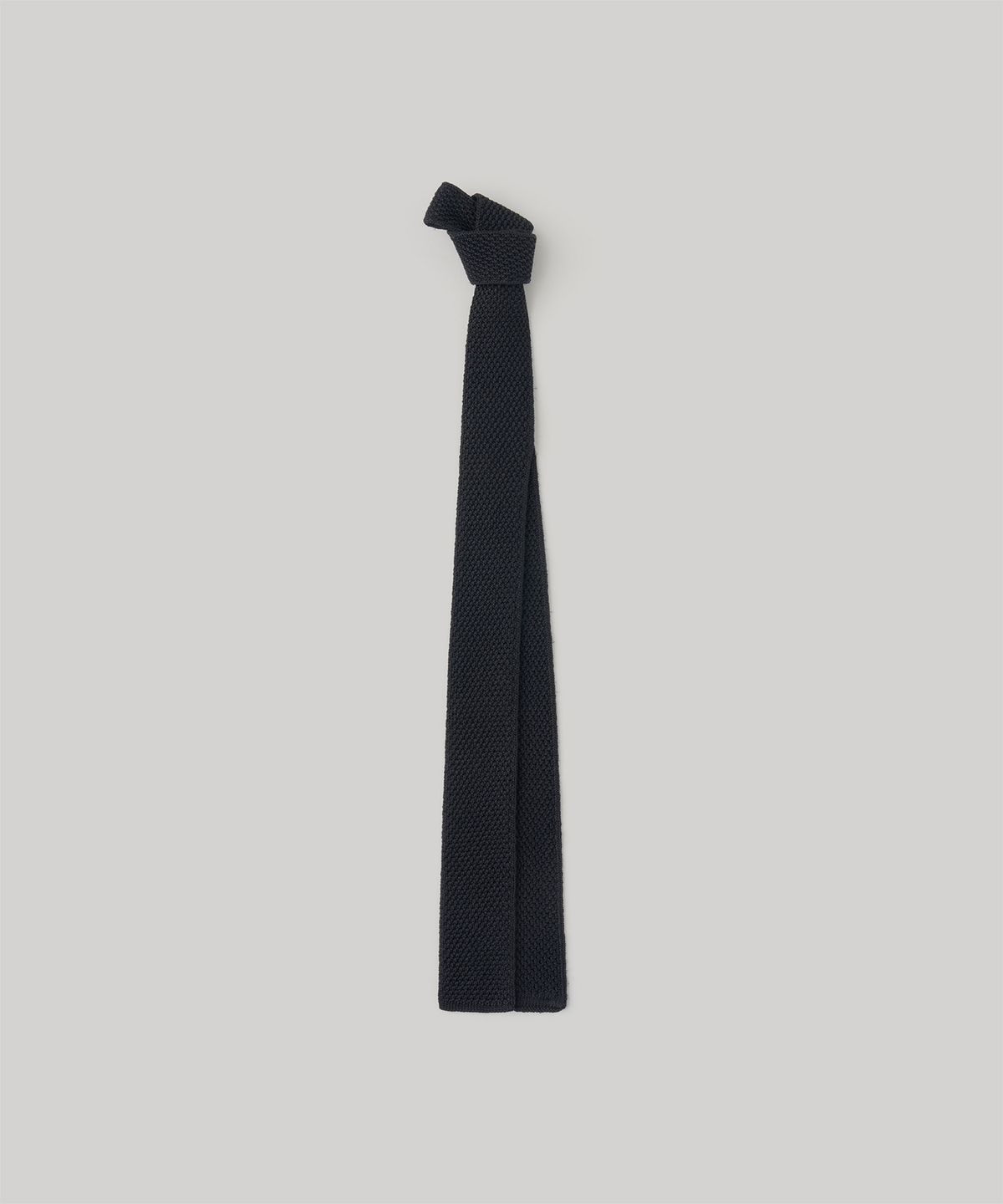 어나더 오피스(ANOTHER OFFICE) Tourist Knit Tie (Black)
