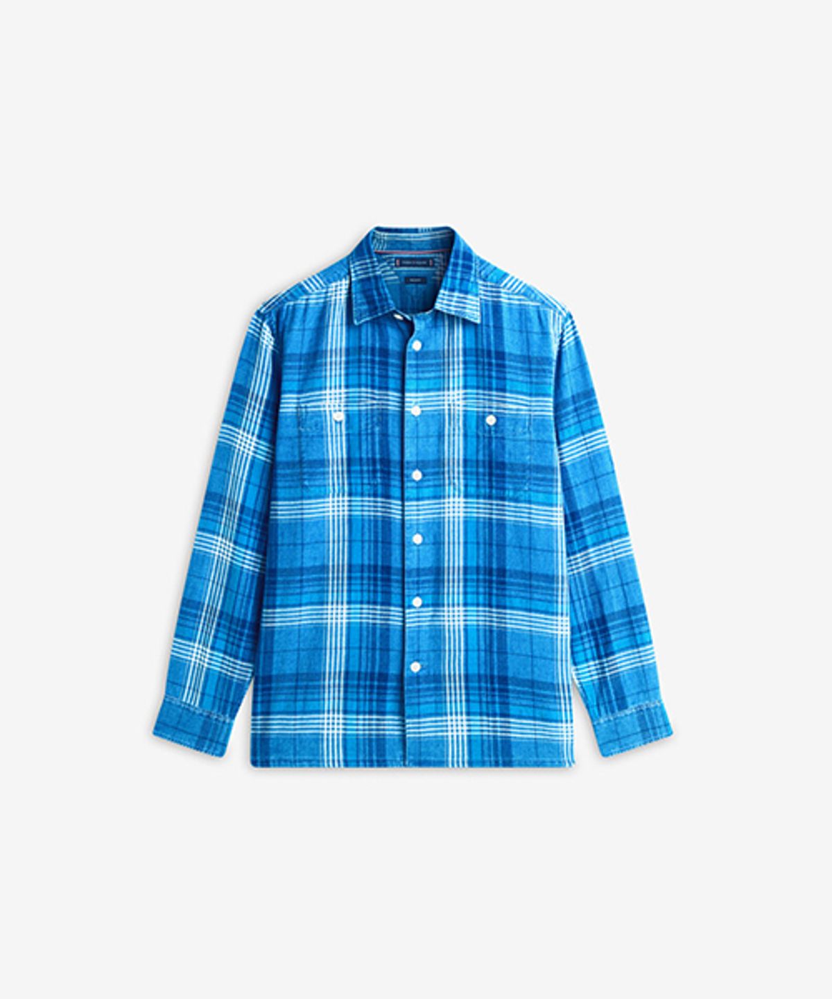 타미힐피거(TOMMY HILFIGER) [Relax fit] 인디고 체크 릴렉스 셔츠 (T12G0WSH360MT10MS)