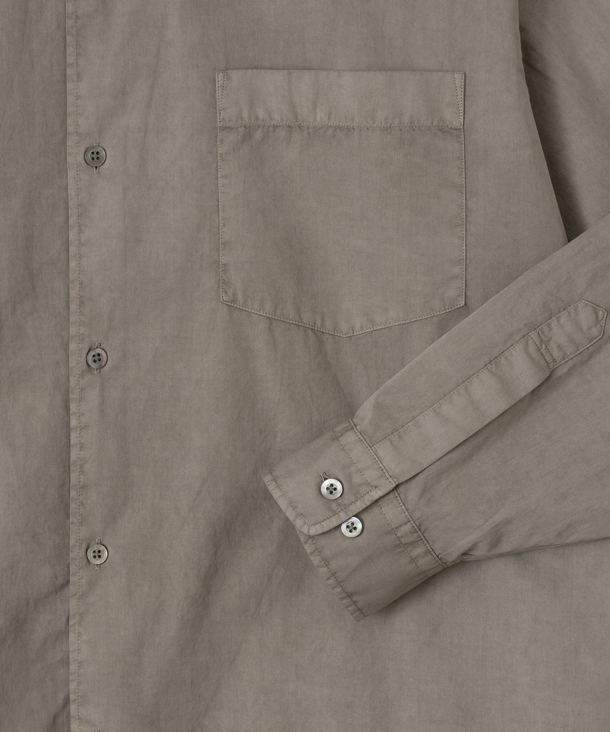 어나더 오피스(ANOTHER OFFICE) [AW] Ordinary Garment Shirt (Greige)