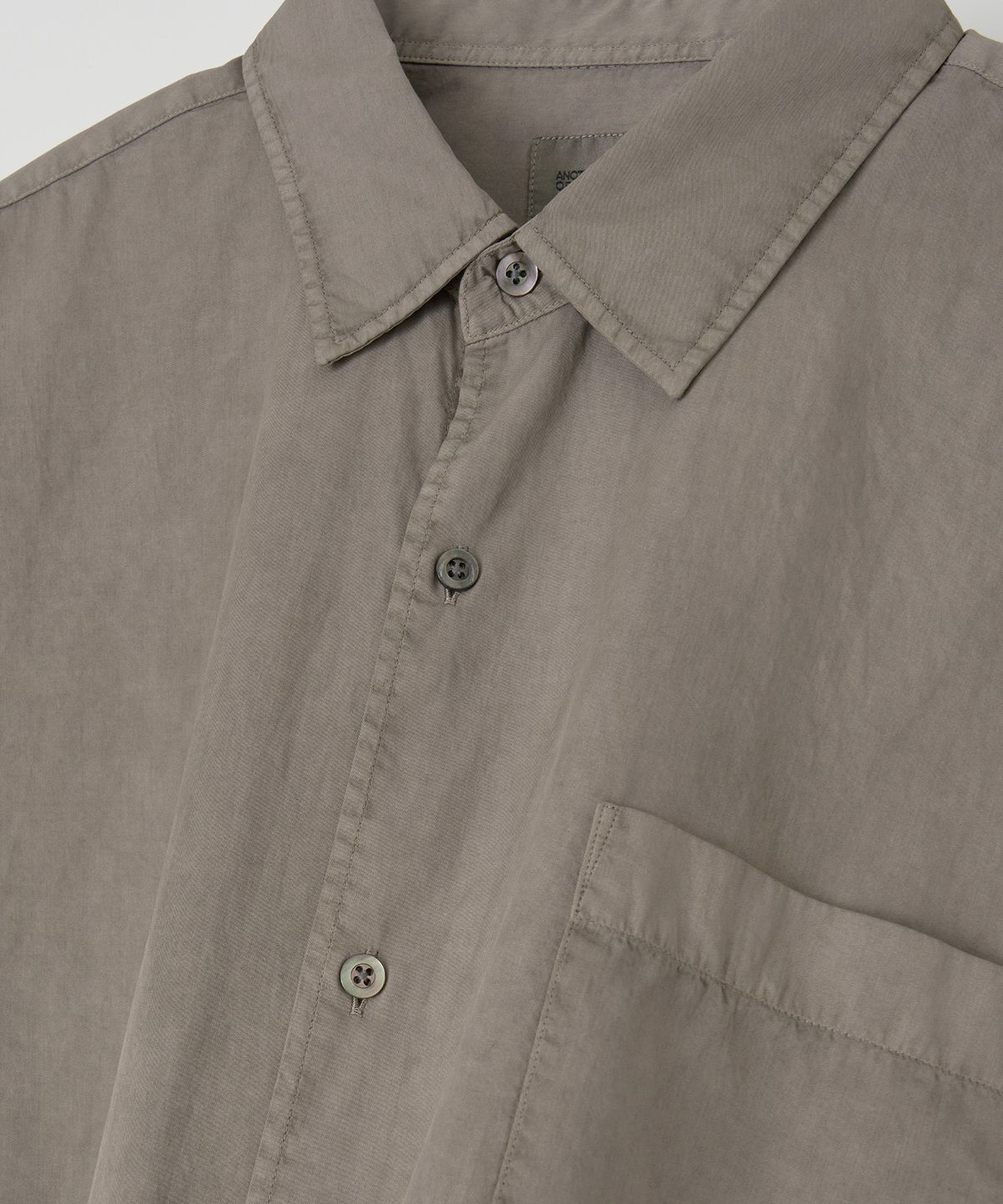 어나더 오피스(ANOTHER OFFICE) [AW] Ordinary Garment Shirt (Greige)