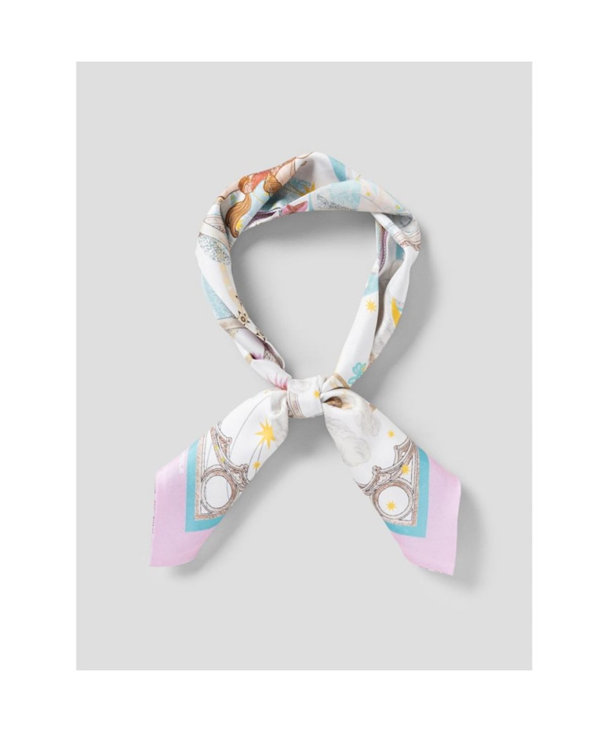 빈폴 액세서리(BEANPOLE ACCESSORY) 말 그래픽 실크 빅 트윌리  핑크