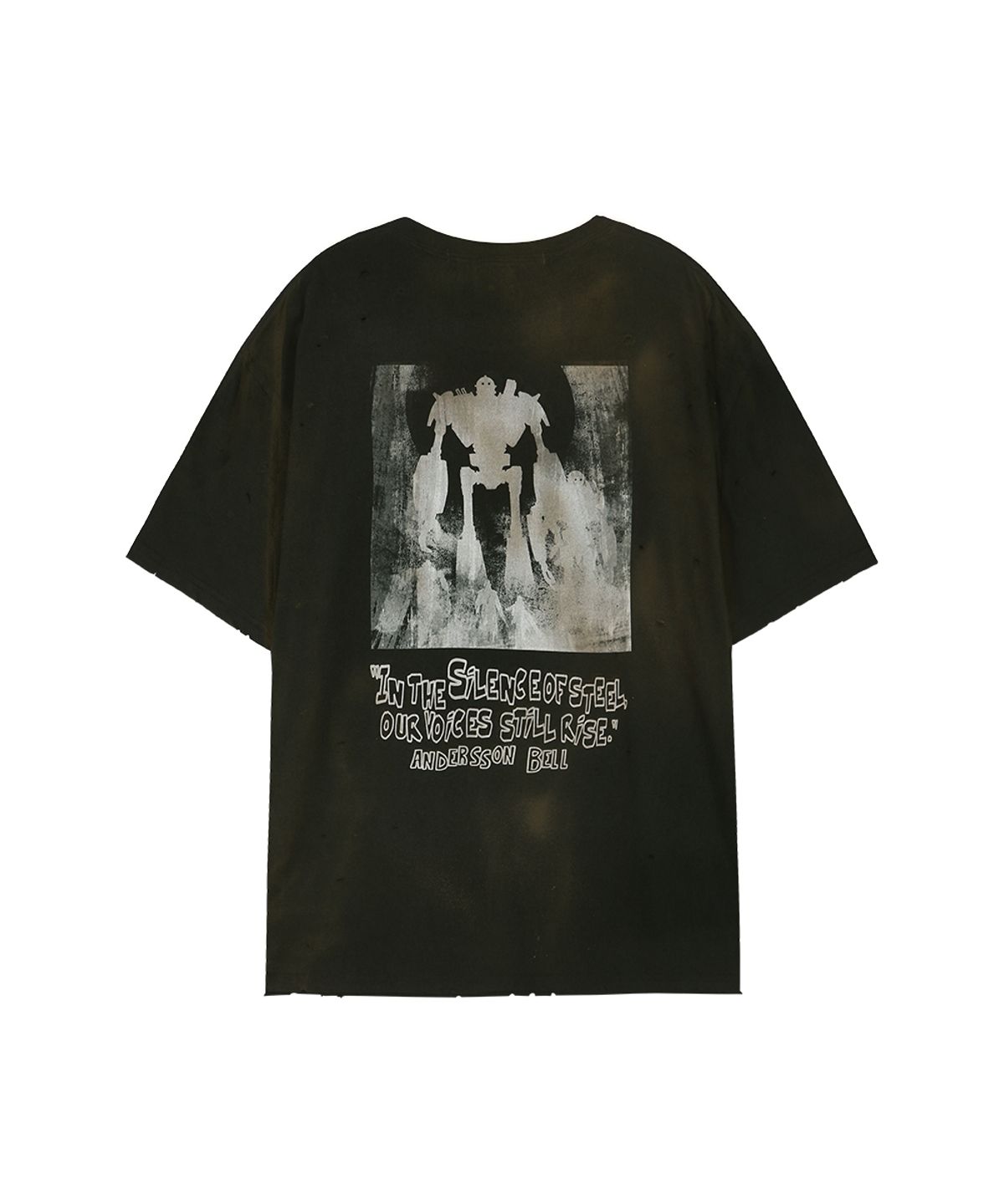 앤더슨벨(ADSB ANDERSSON BELL) UNISEX ALIEN MACHINERY T-SHIRT atb1583u(BLACK)