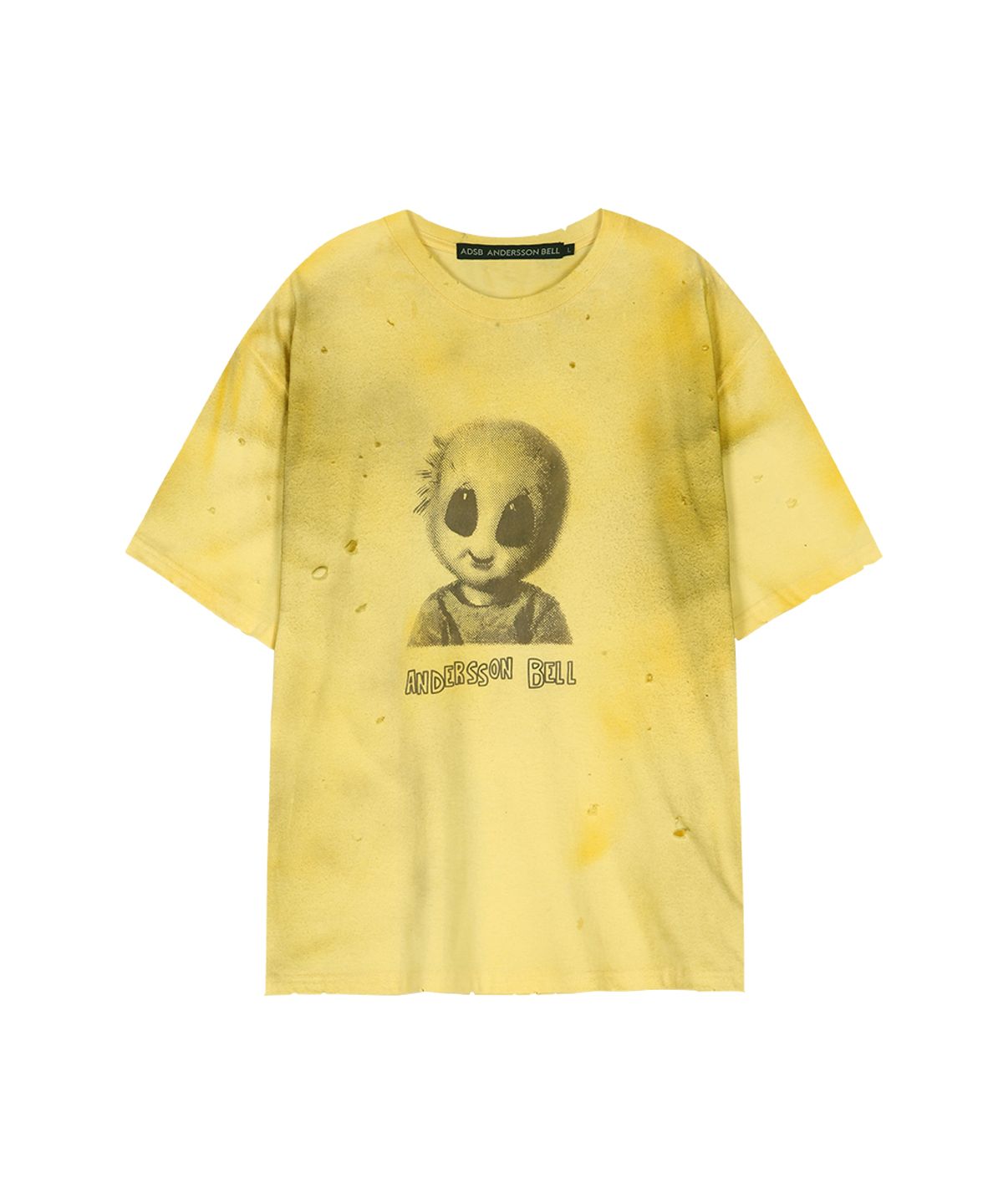 앤더슨벨(ADSB ANDERSSON BELL) UNISEX ALIEN MACHINERY T-SHIRT atb1583u(YELLOW)