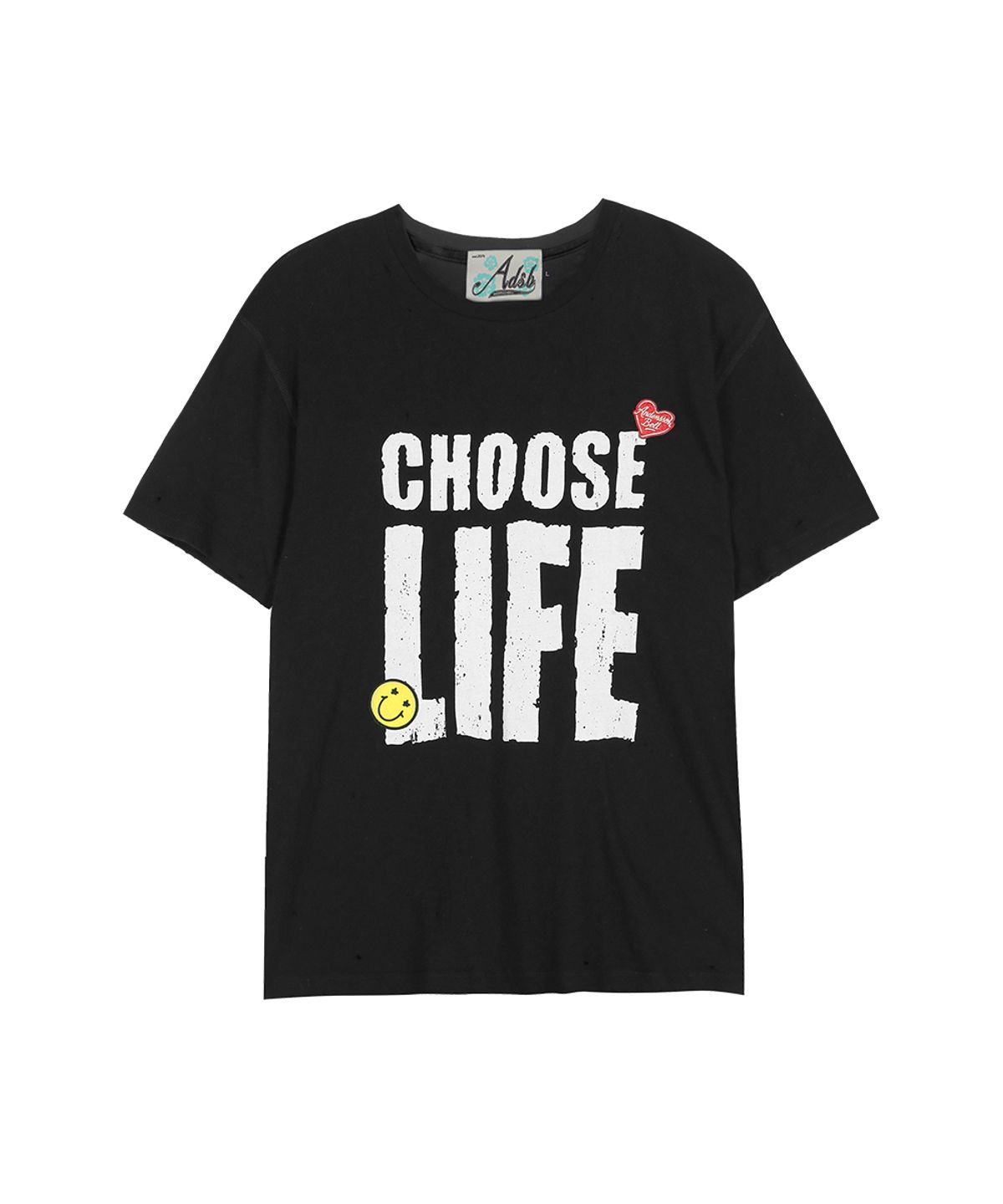앤더슨벨(ADSB ANDERSSON BELL) (ESSENTIAL) UNISEX CHOOSE LIFE T-SHIRT atb1547u(BLACK)