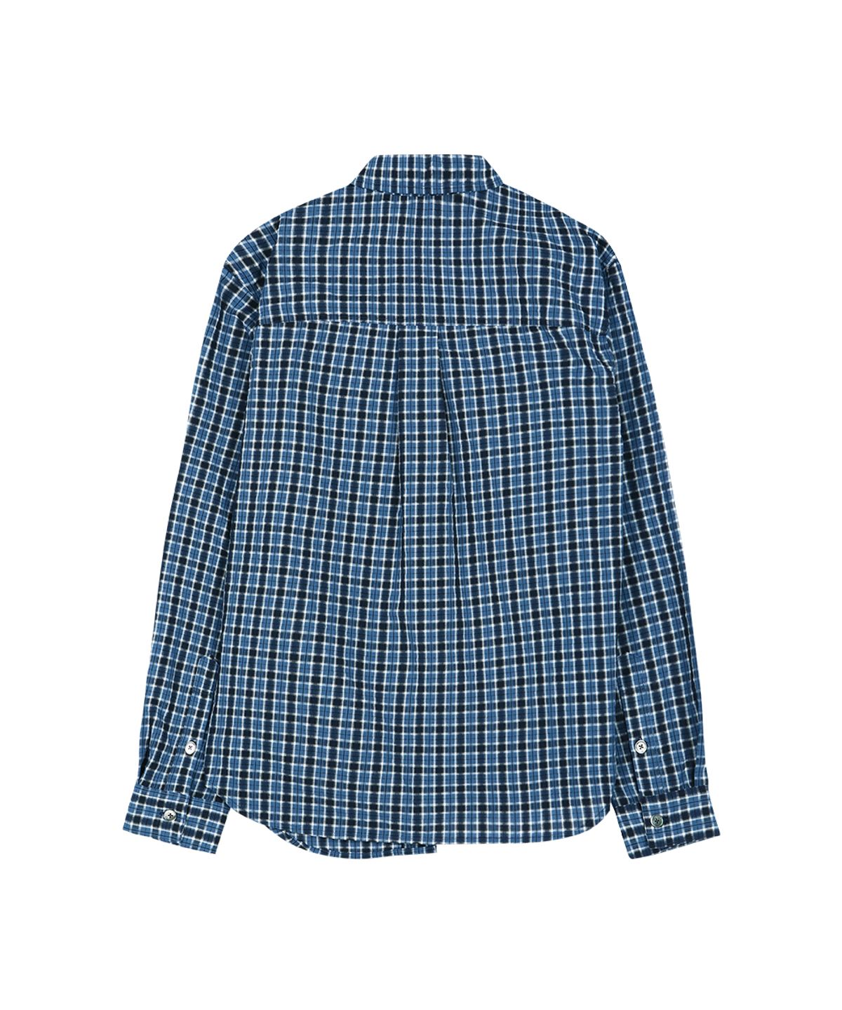 앤더슨벨(ADSB ANDERSSON BELL) BLUE CHECK LAYERED SHIRT atb1553m(BLUE)