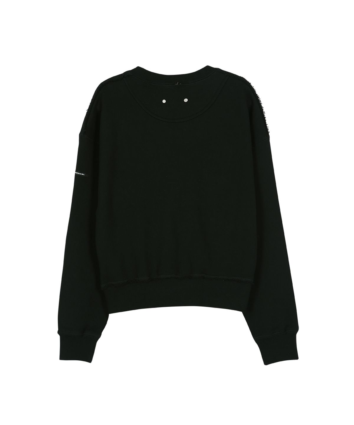 앤더슨벨(ADSB ANDERSSON BELL) (ESSENTIAL) STUDDED ARGYLE PATCHWORK SWEATSHIRT atb1479w(BLACK)