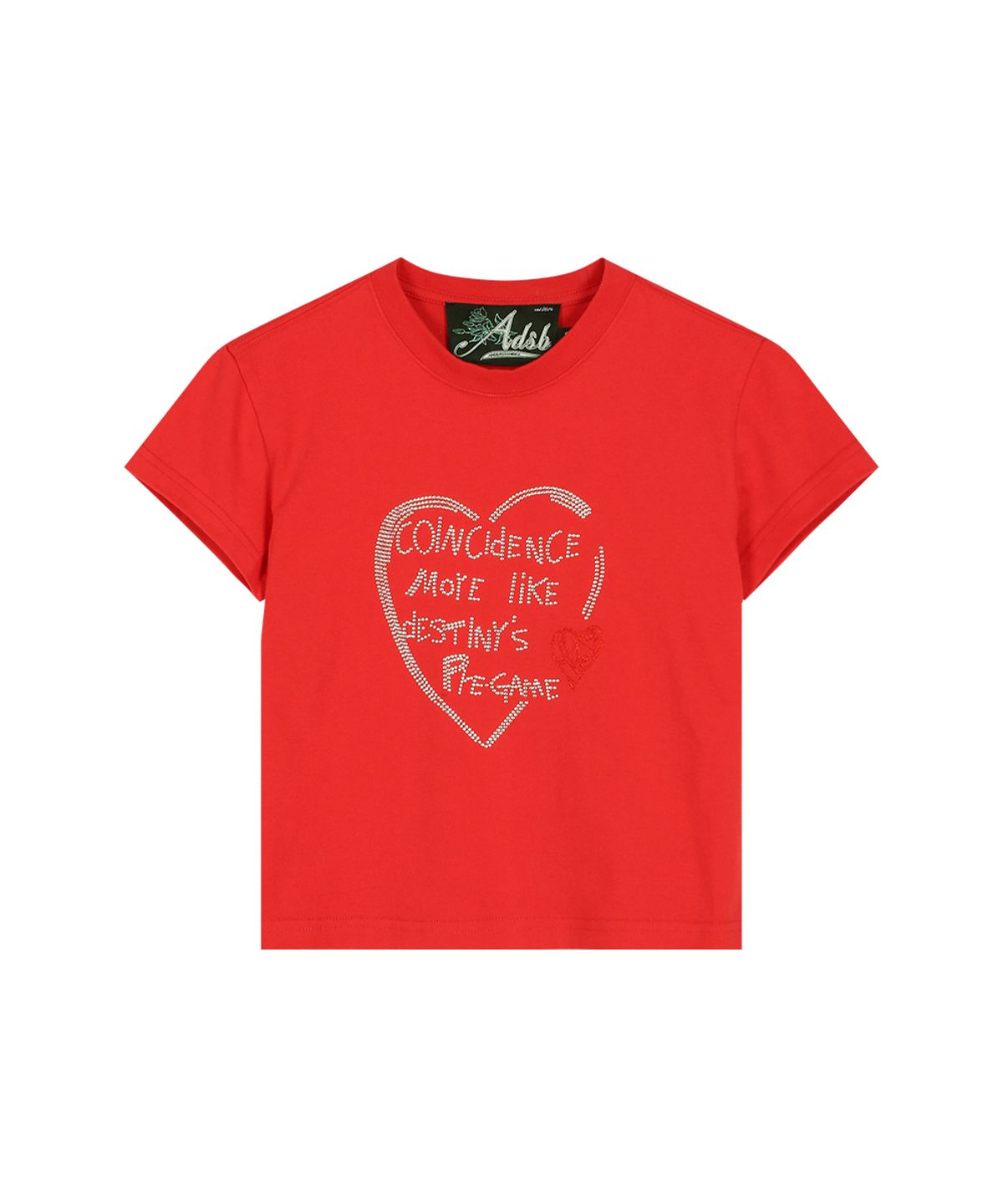 앤더슨벨(ADSB ANDERSSON BELL) (ESSENTIAL) BABY HEARTFIX T-SHIRT atb1418w(RED)
