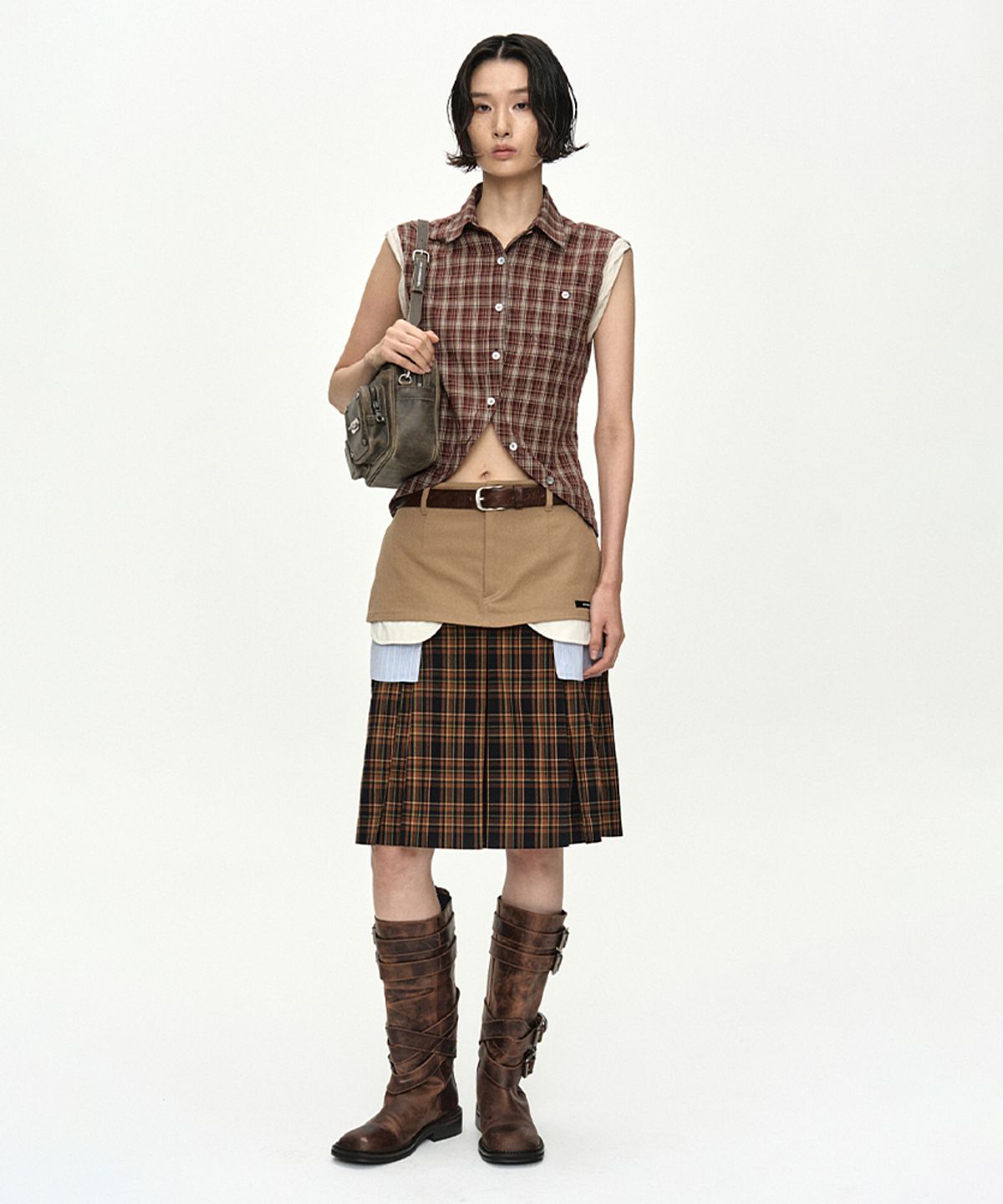 앤더슨벨(ADSB ANDERSSON BELL) BUTTERFLY BAG aaa534w(BROWN)