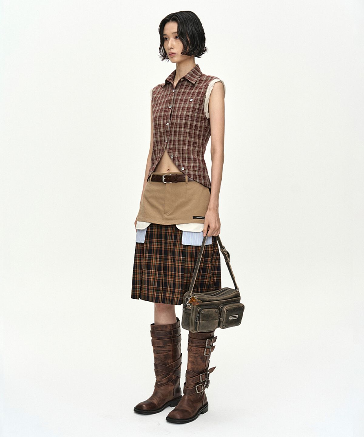 앤더슨벨(ADSB ANDERSSON BELL) BUTTERFLY BAG aaa534w(BROWN)