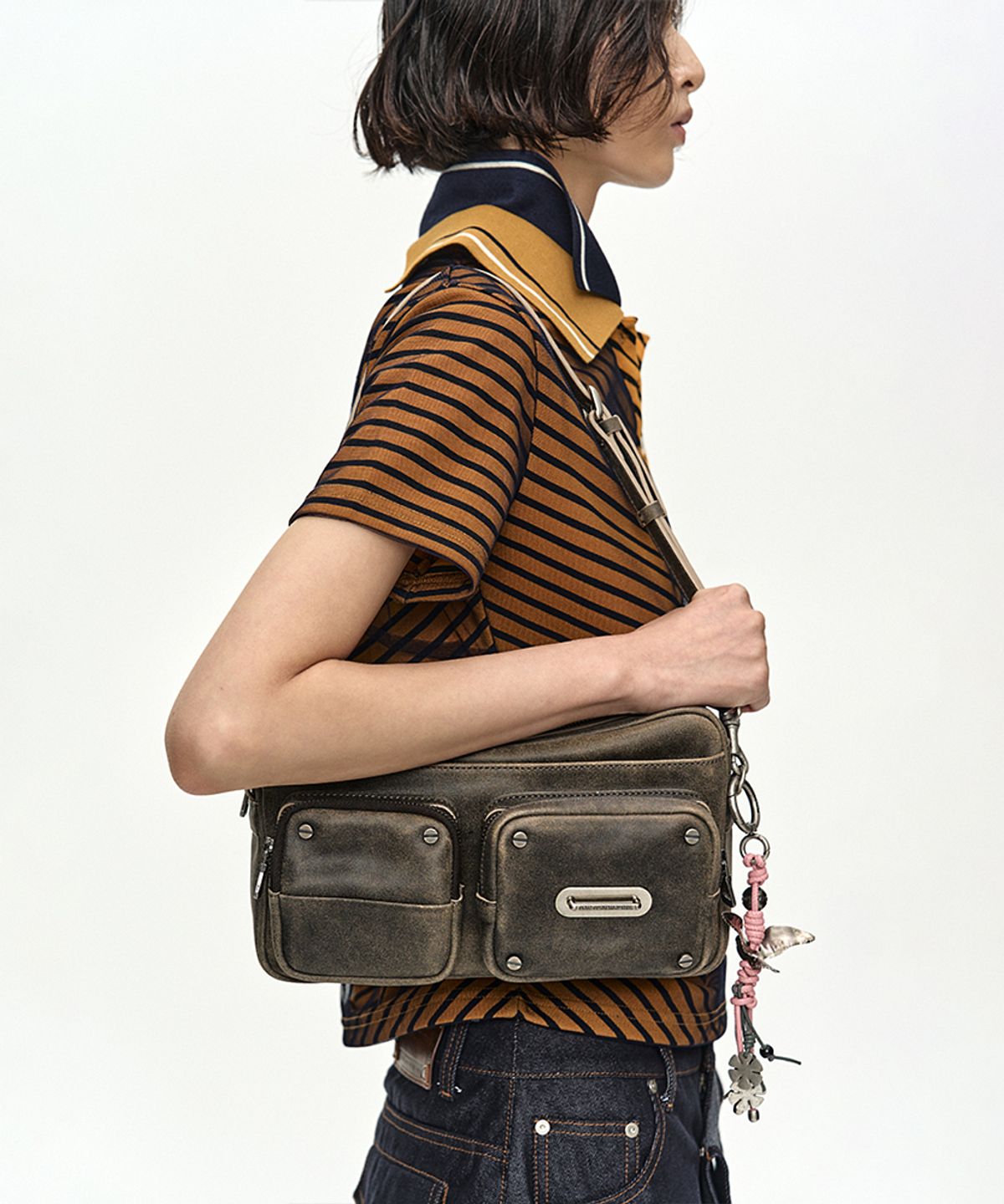 앤더슨벨(ADSB ANDERSSON BELL) BUTTERFLY BAG aaa534w(BROWN)
