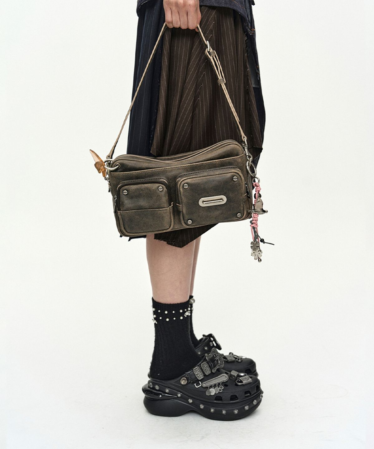 앤더슨벨(ADSB ANDERSSON BELL) BUTTERFLY BAG aaa534w(BROWN)