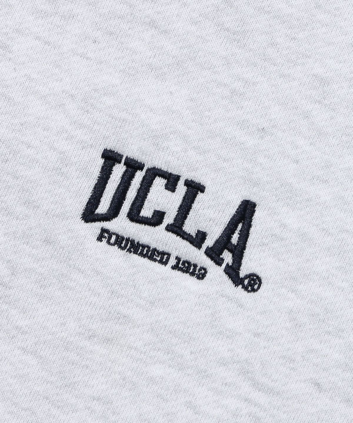 유씨엘에이(UCLA) 남녀공용 UCLA 반집업 맨투맨[L-M-GREY](UC1LTK3)