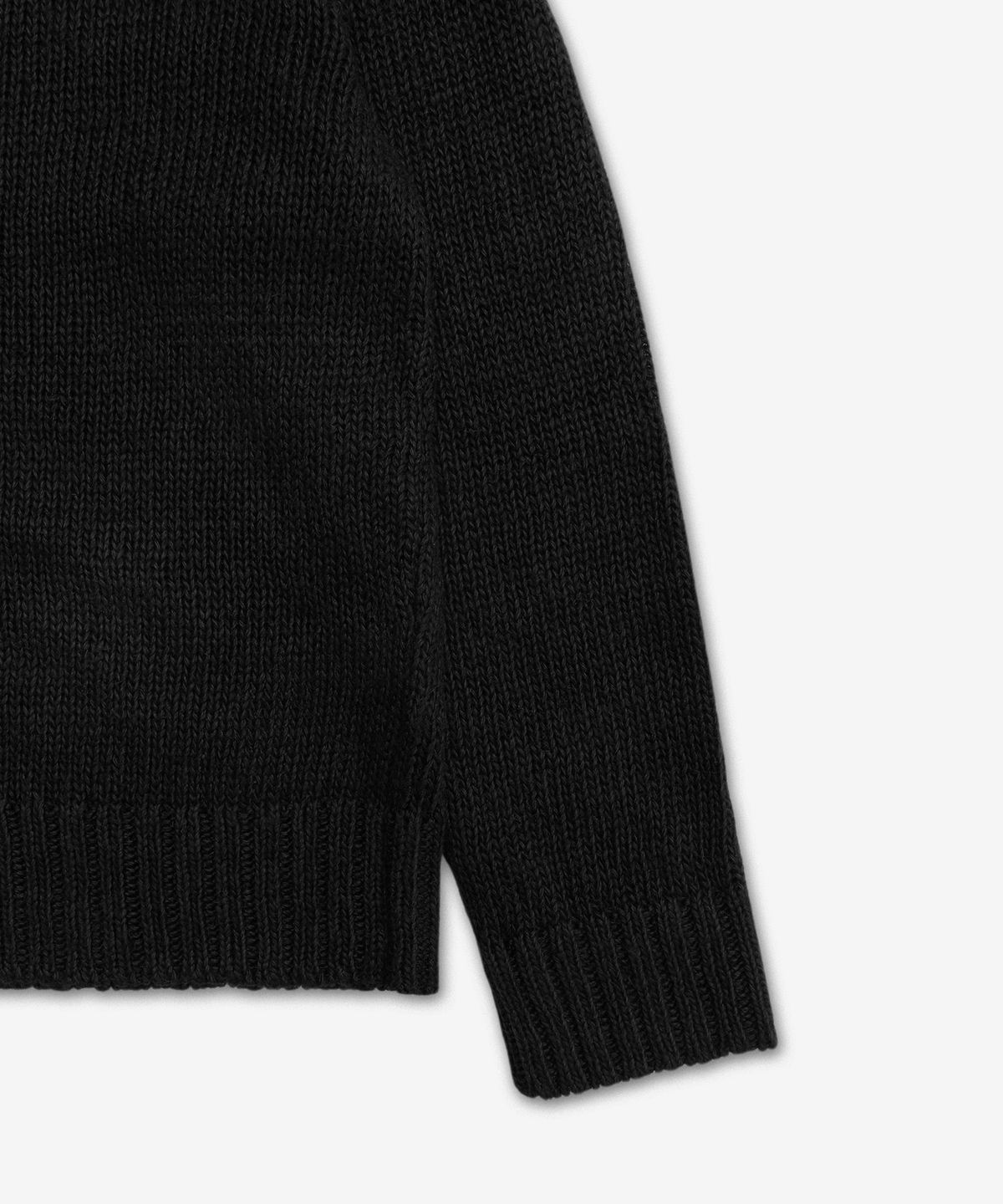 메종 마르지엘라(MAISON MARGIELA) 가디드 햄프 니트 가디건 - 블랙 / S51HP0017M13100900