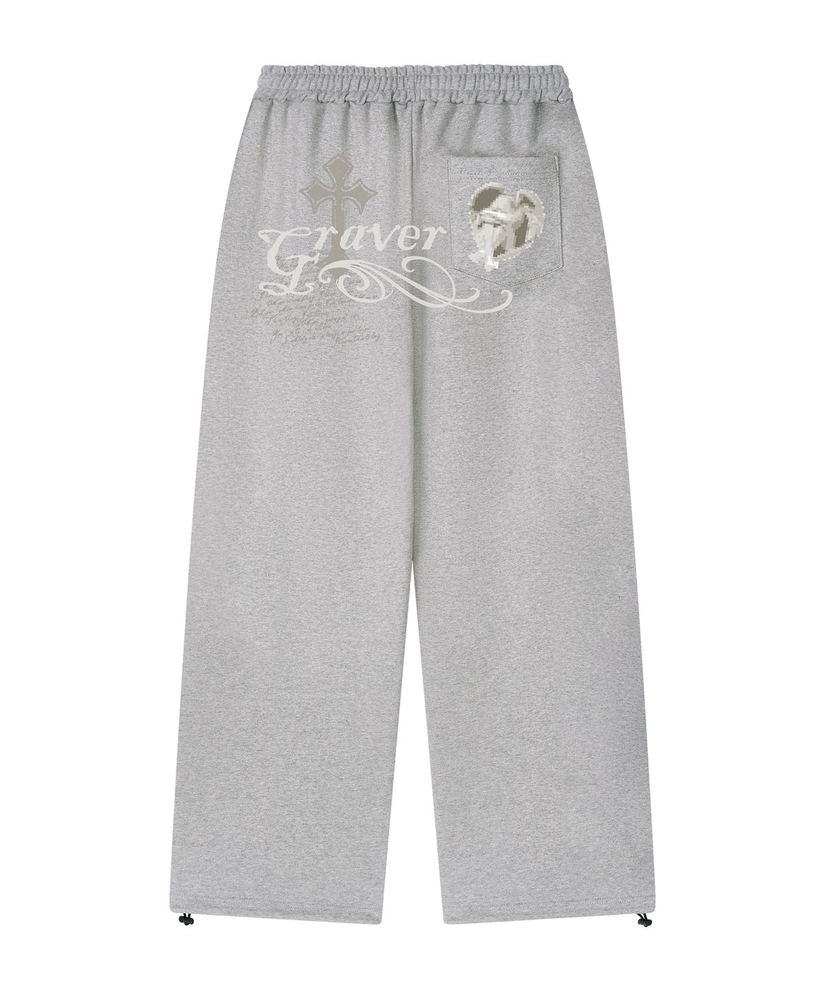 그레이버(GRAVER) [UNISEX]DONTCRY 트레이닝 와이드 팬츠_2color