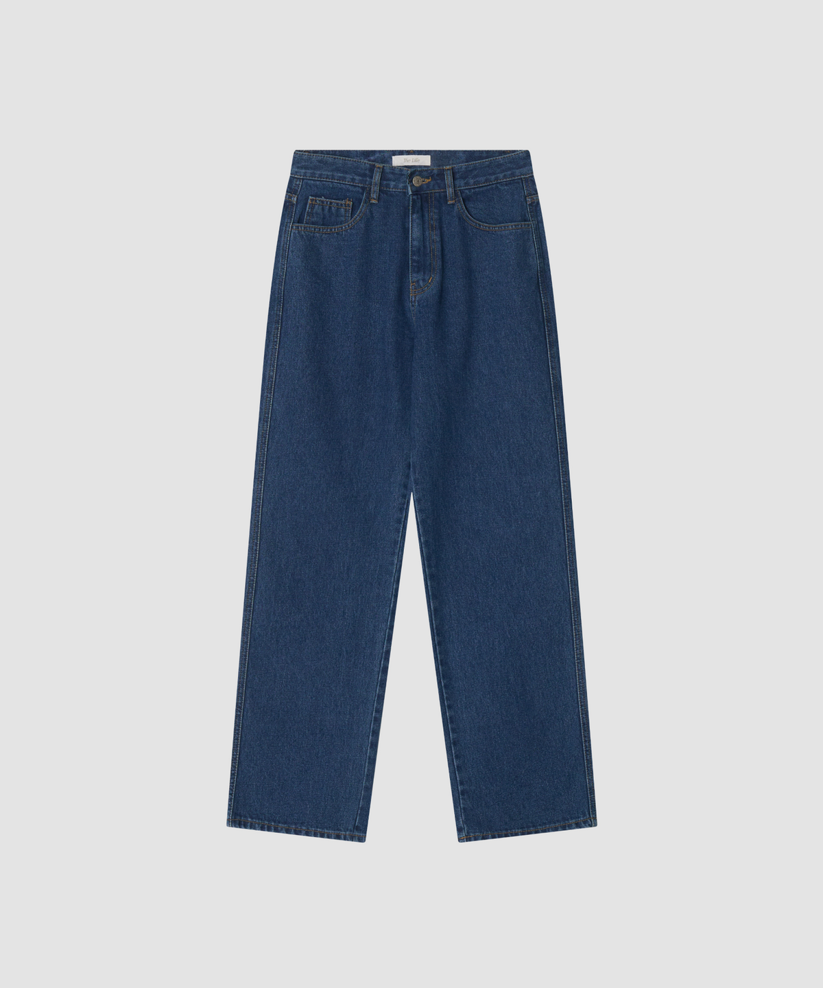 더 릴(THE LILLE) Relaxed Fit Denim_Dark blue