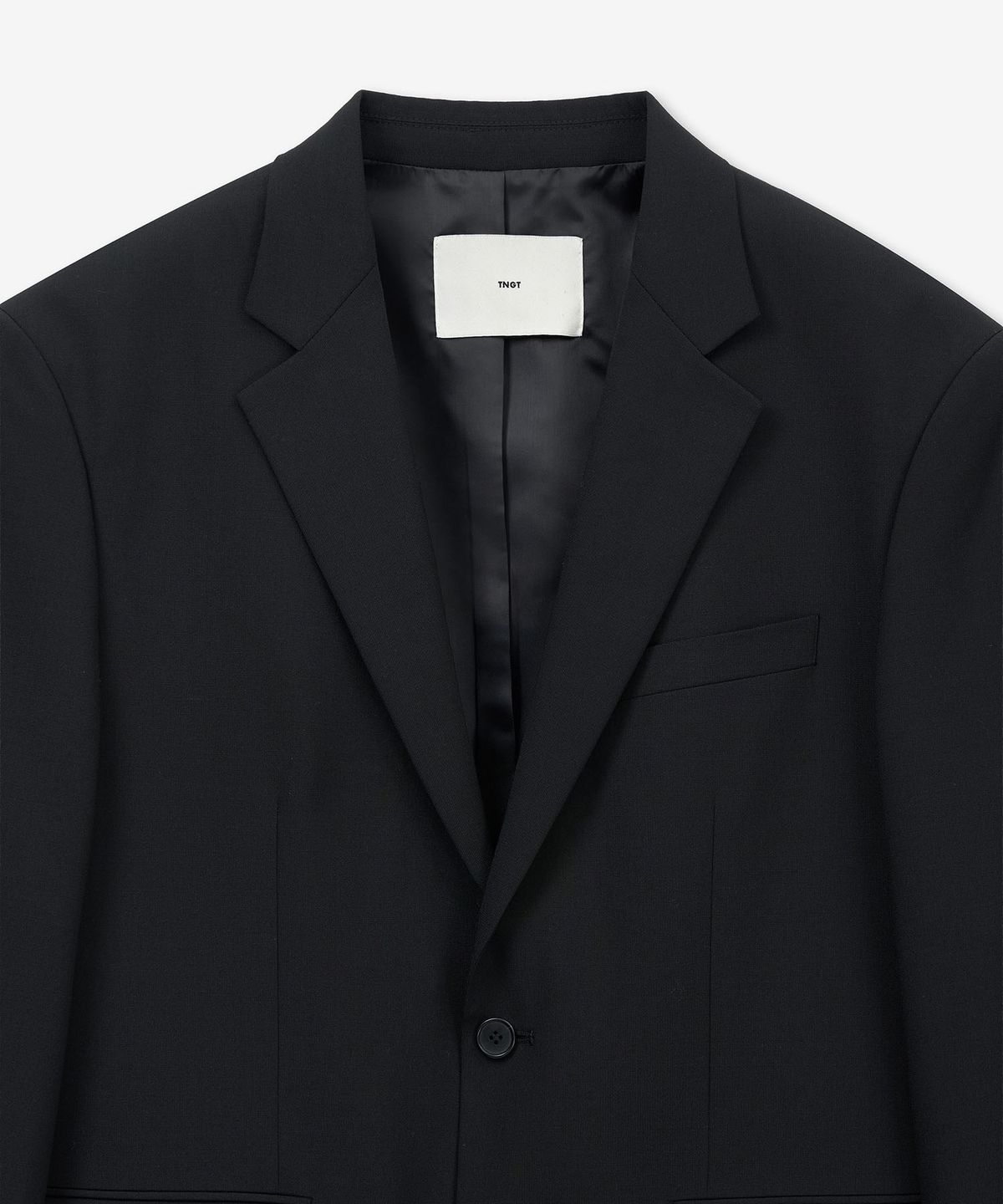 티엔지티(TNGT) High Wool Blended Comfort Set-up Jacket (Black) TNJA6E100BK