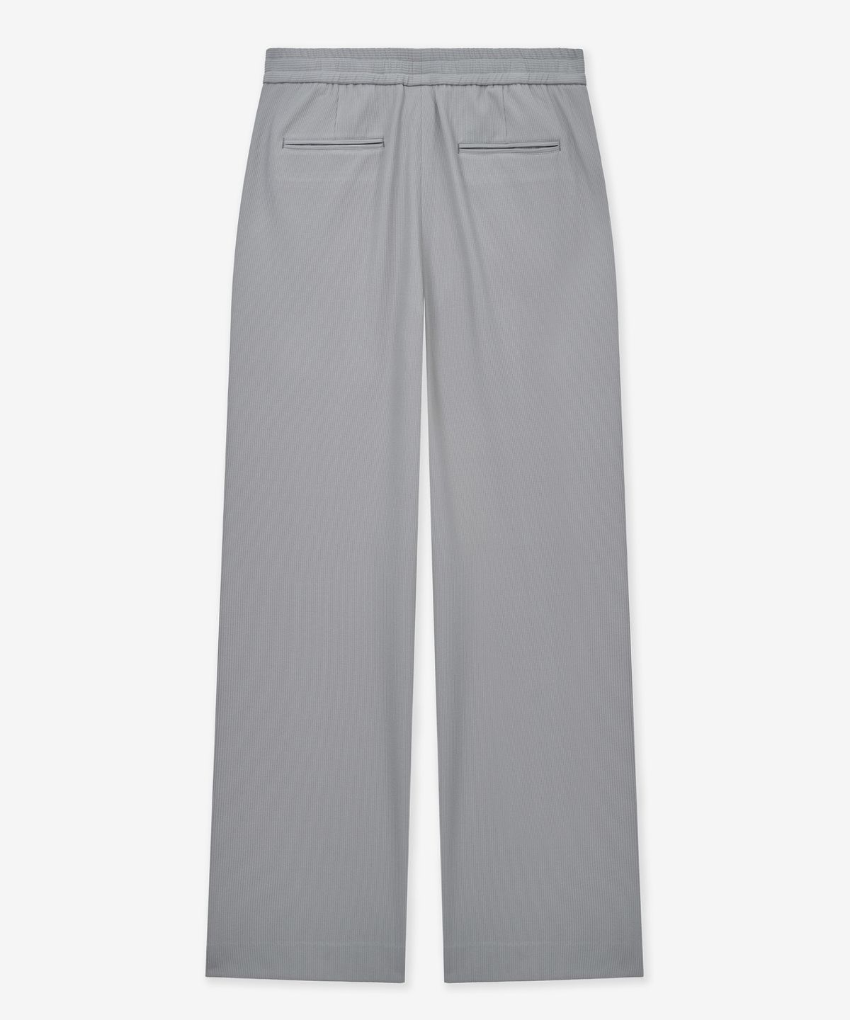 티엔지티(TNGT) Wide Fit Ribbed Banding Pants (Light Grey) TNPA6E109G2