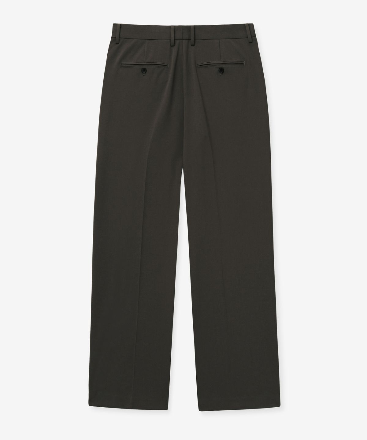 티엔지티(TNGT) Flap Detail Wide Fit Pants (Brown) TNPA6E102W2