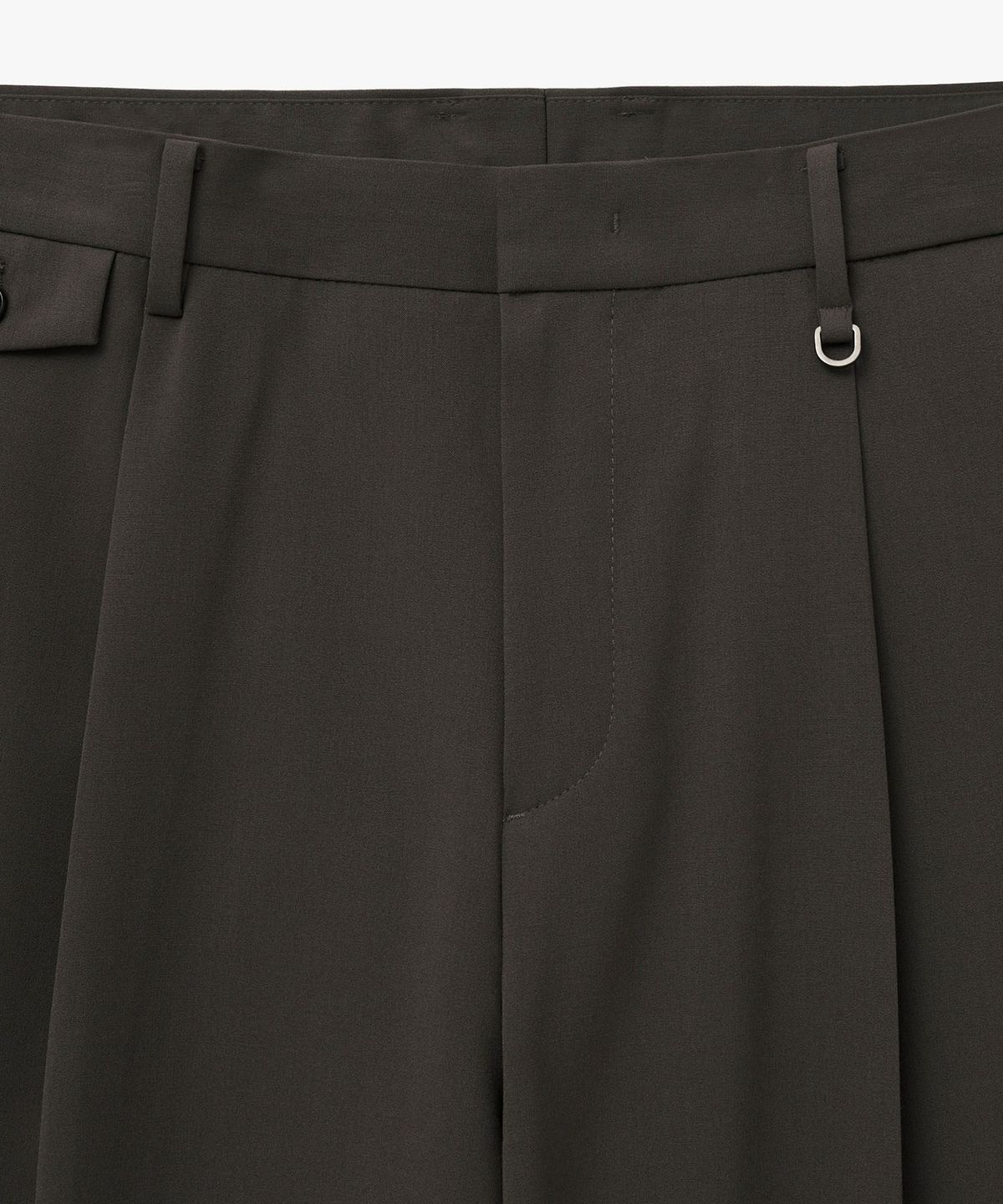티엔지티(TNGT) Flap Detail Wide Fit Pants (Brown) TNPA6E102W2