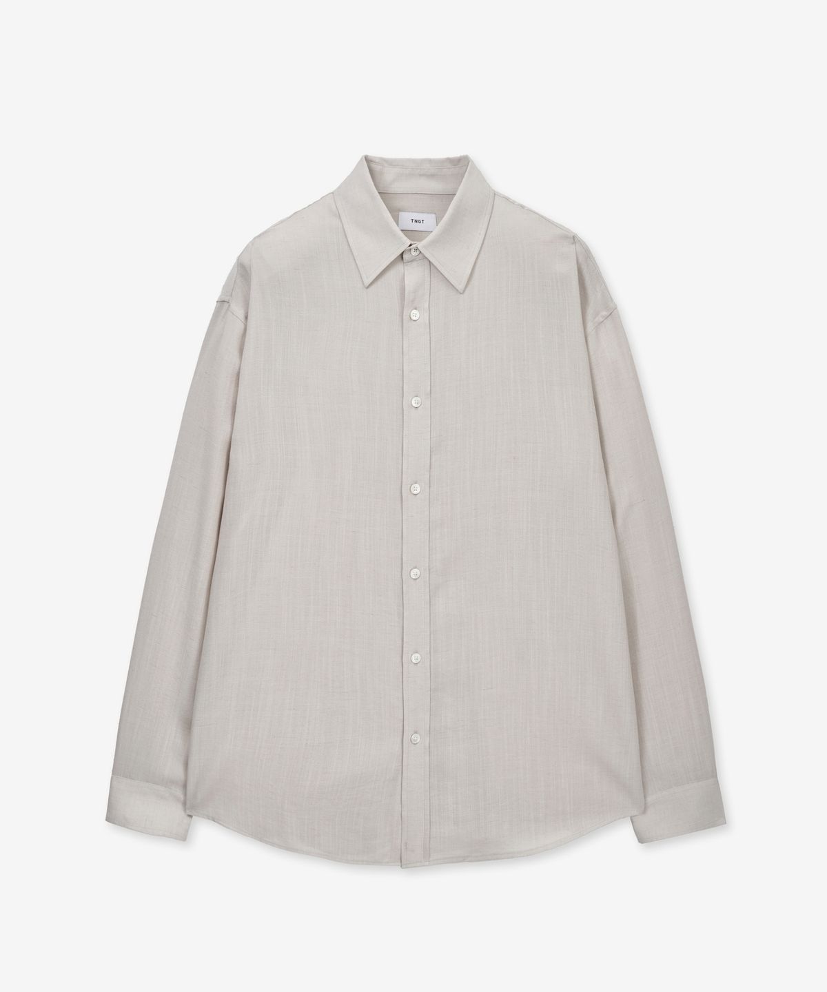 티엔지티(TNGT) Comfort Linen Shirt (Beige) TNSH6E104I2