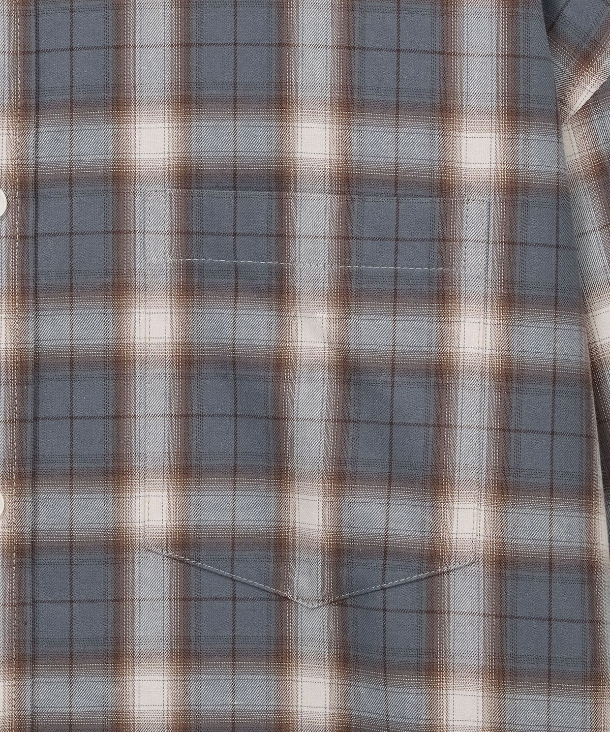 티엔지티(TNGT) Oversized Check Shirt (Ash Brown) TNSH6E106W2