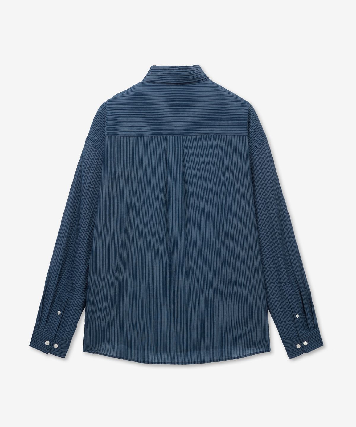티엔지티(TNGT) Kinoshita Seersucker Stripe Shirts (Blue) TNSH6E103B2