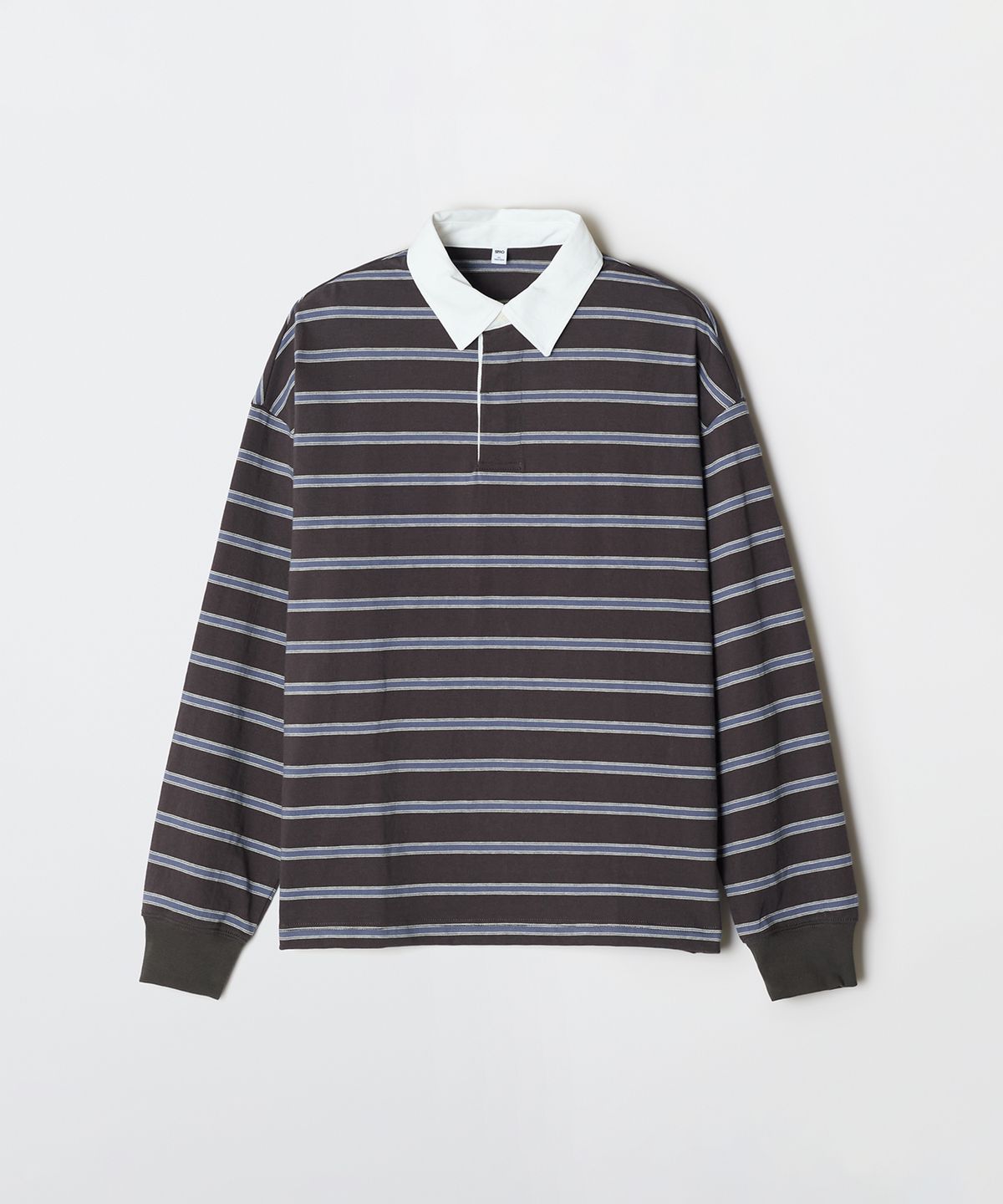 스파오(SPAO) [내추럴코튼] 멀티 스트라이프 럭비티_SPLSG23C04