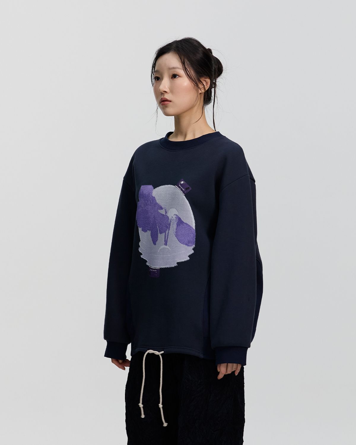 와이쏘씨리얼즈(WHYSOCEREALZ) Moon Face Sweatshirt (배인경)