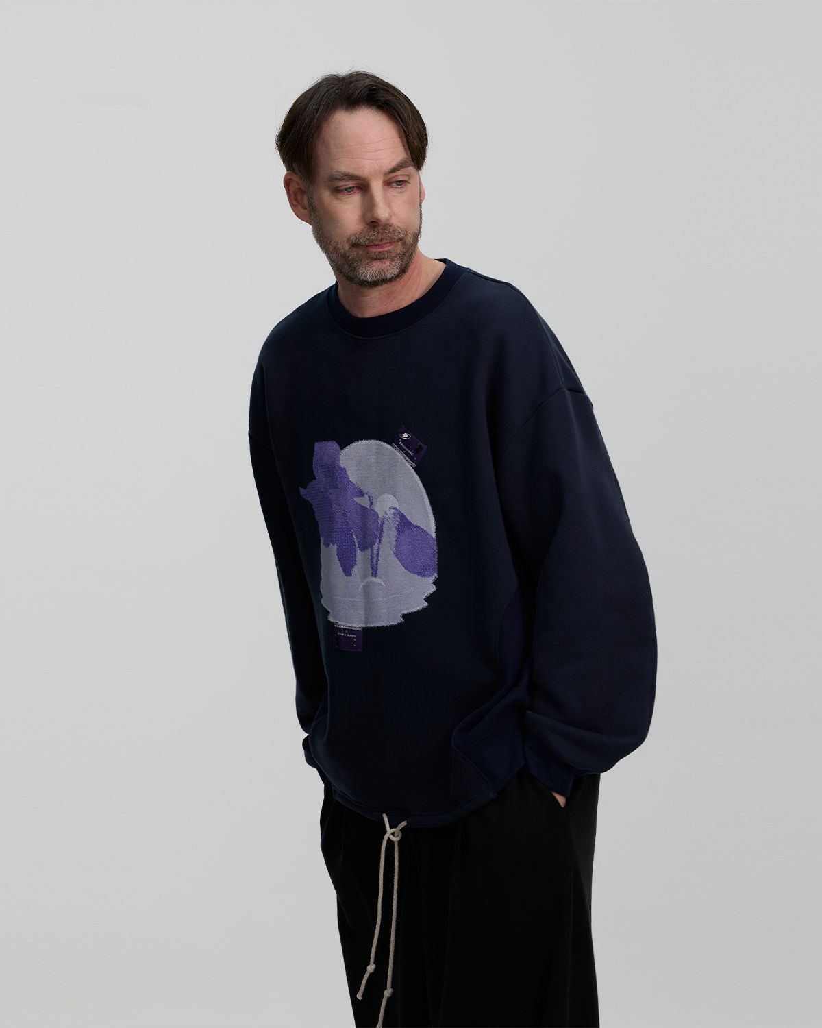 와이쏘씨리얼즈(WHYSOCEREALZ) Moon Face Sweatshirt (배인경)