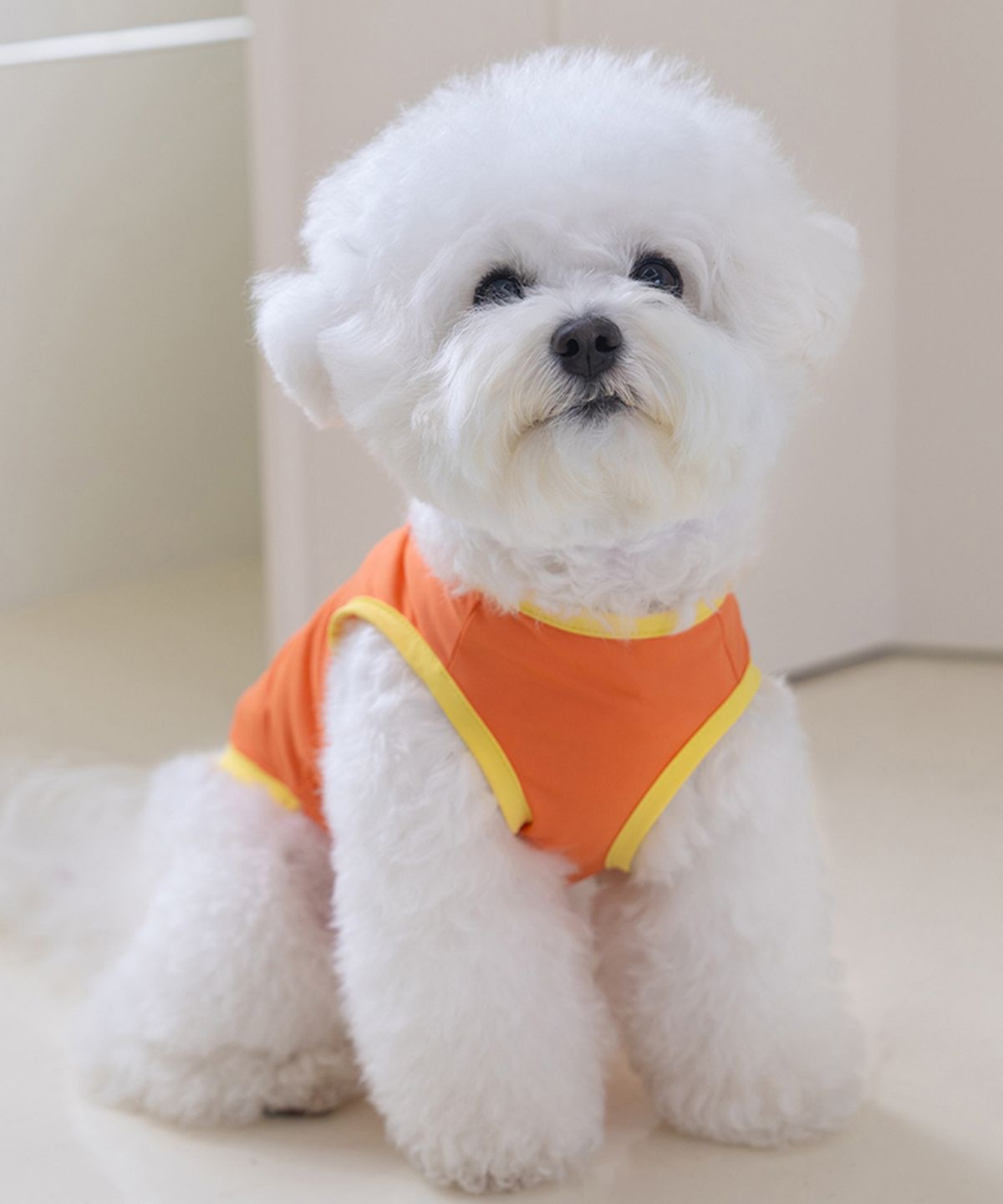 도그아이(DOGI) 강아지여름옷 애견의류 쿨링 베스트 오렌지