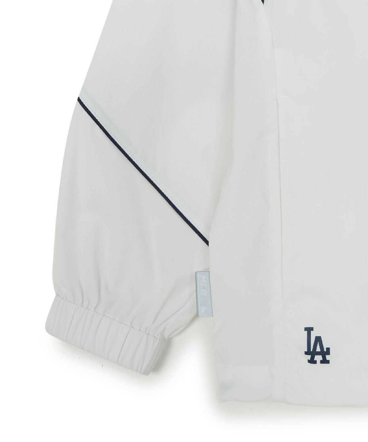 엠엘비 키즈(MLB KIDS) 스포티브 바시티 스트레치 홑겹 바람막이 LA (White)